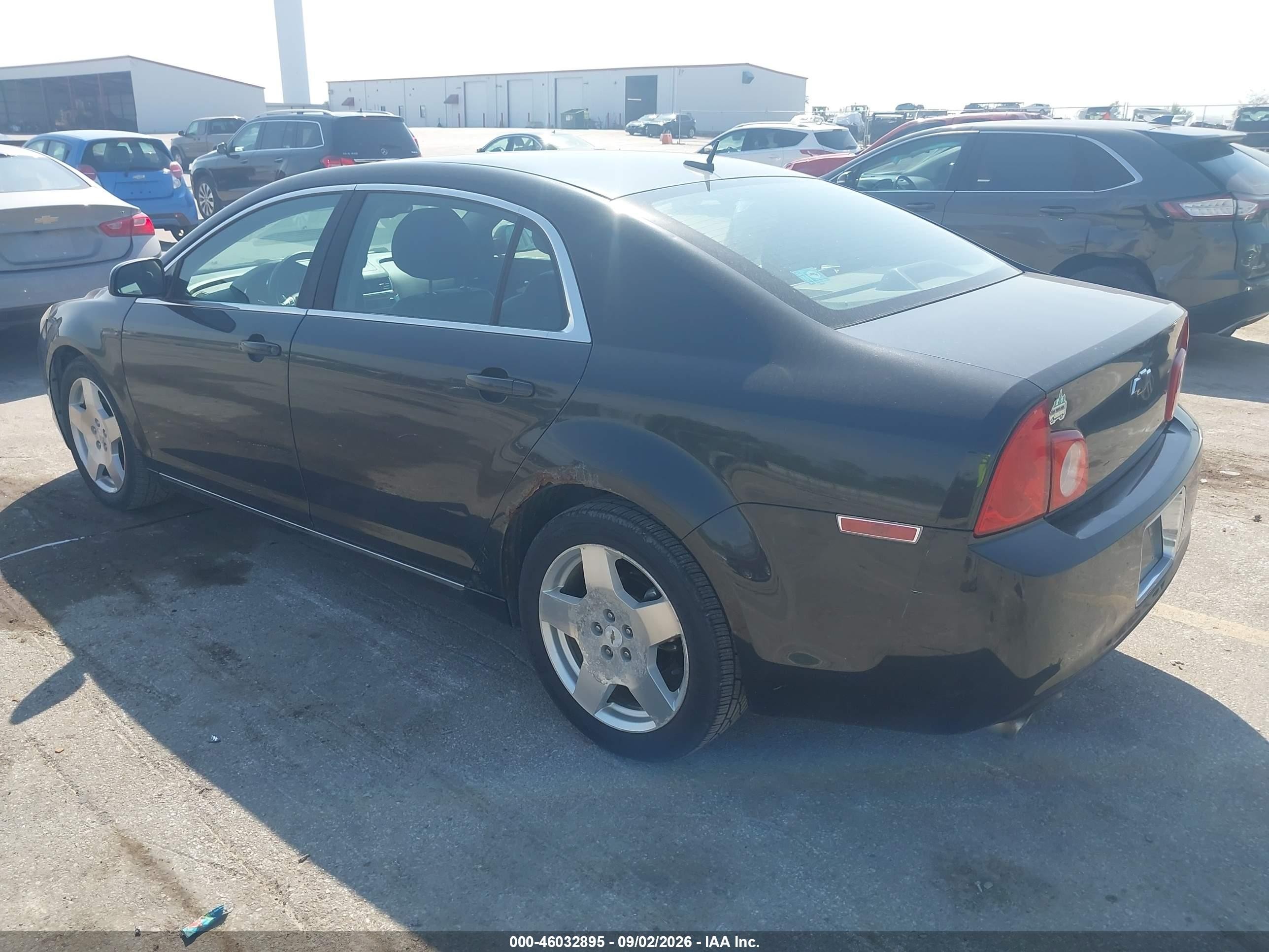 2010 Chevrolet Malibu Lt Black vin: 1G1ZD5E76AF318940