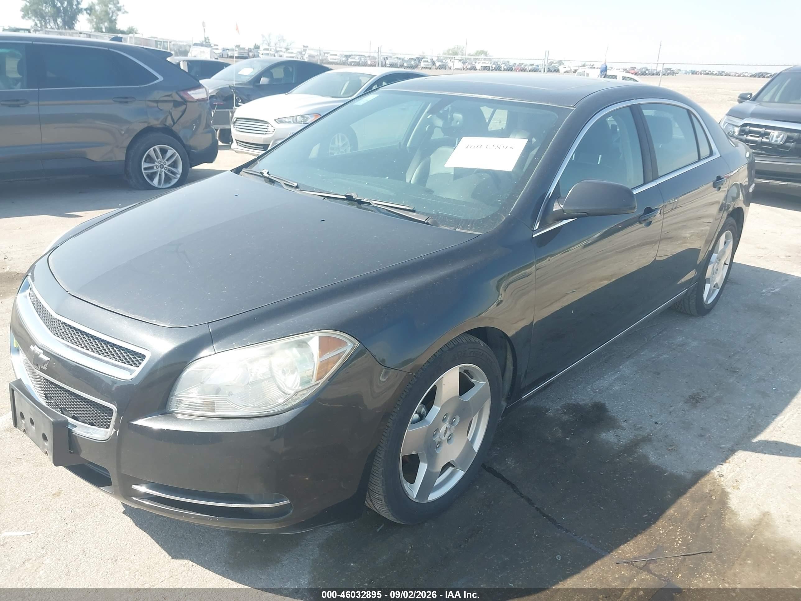 2010 Chevrolet Malibu Lt Black vin: 1G1ZD5E76AF318940