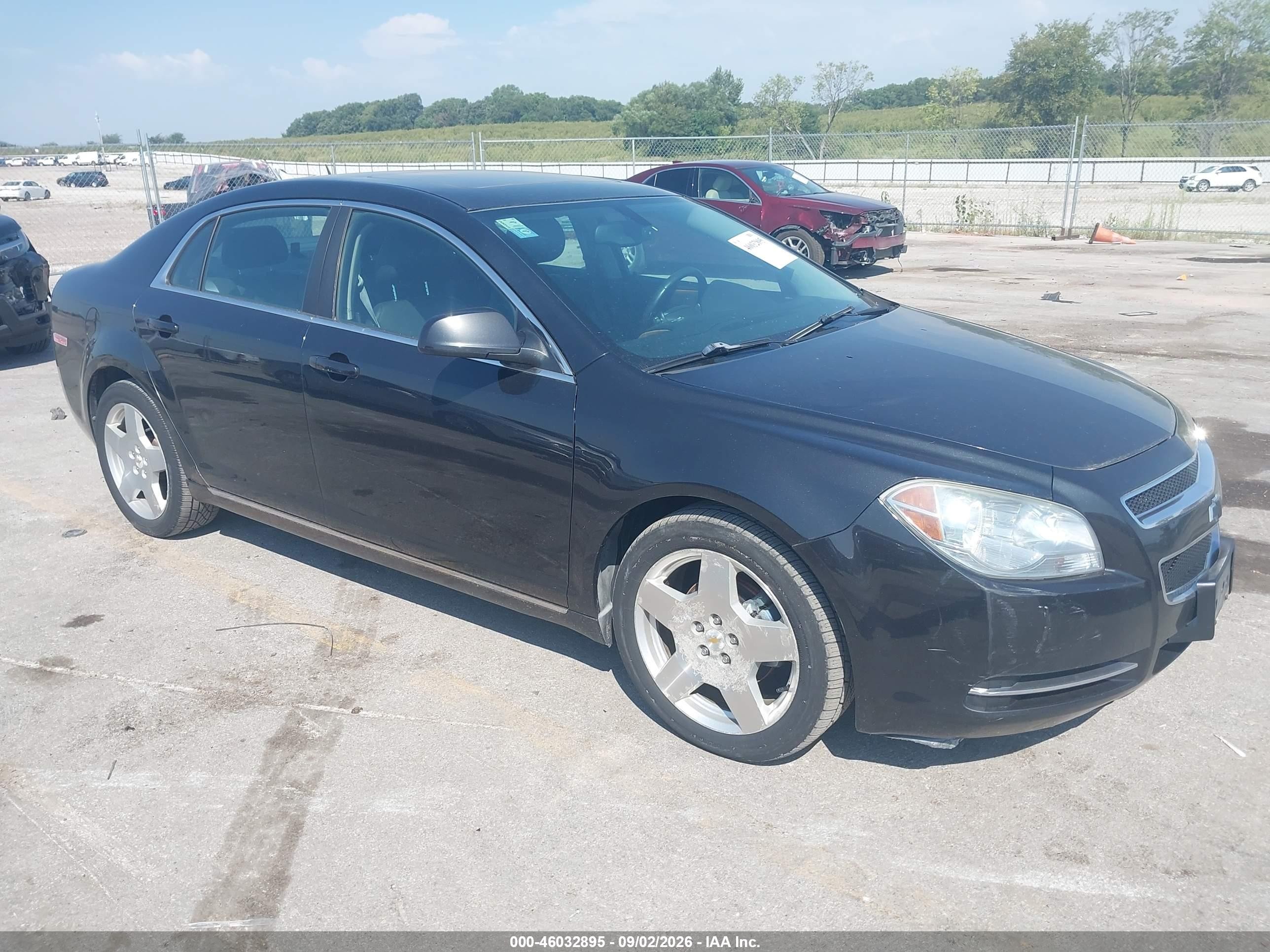 2010 Chevrolet Malibu Lt Black vin: 1G1ZD5E76AF318940