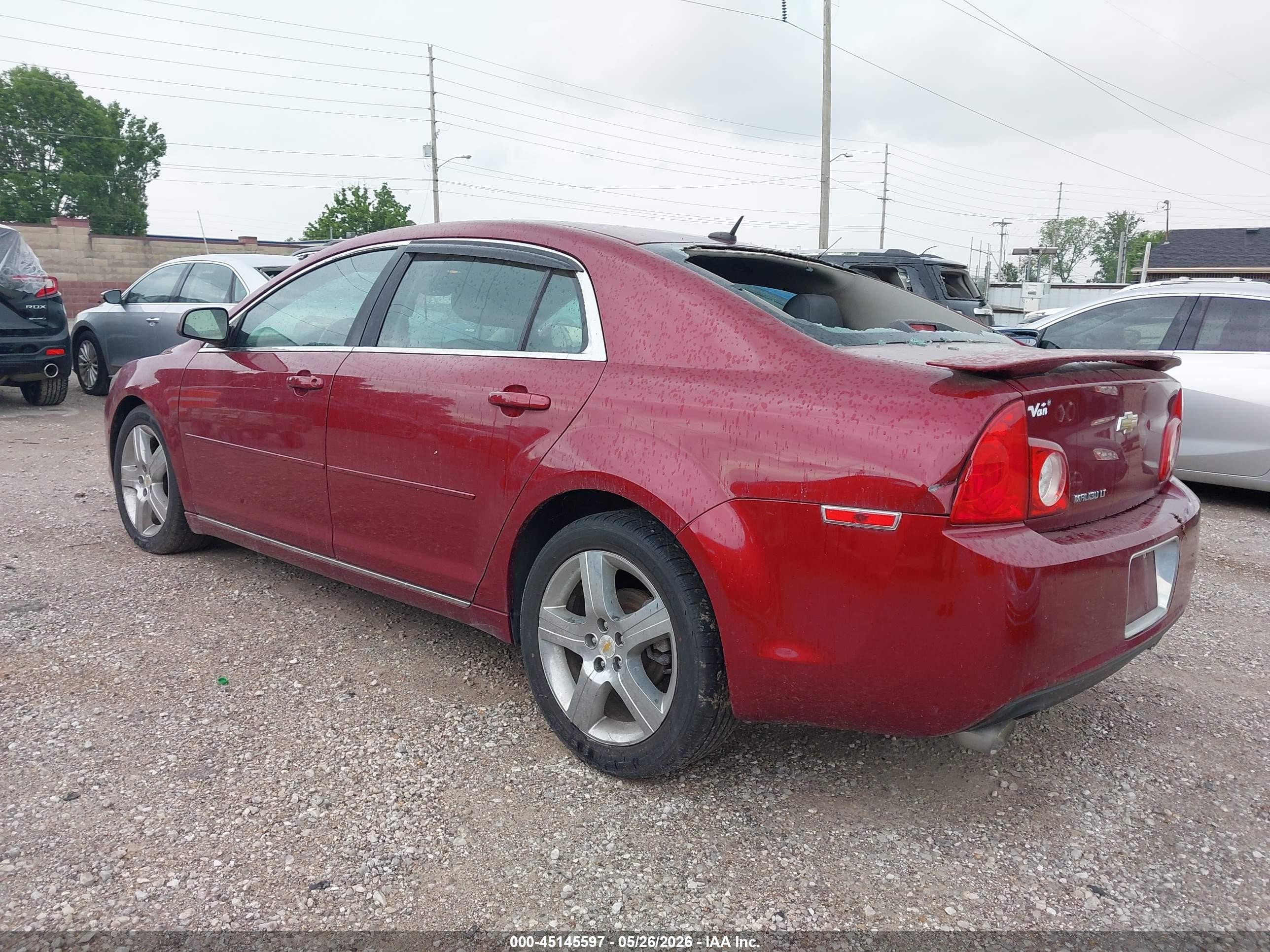 2011 Chevrolet Malibu 2lt Red vin: 1G1ZD5E76BF177952