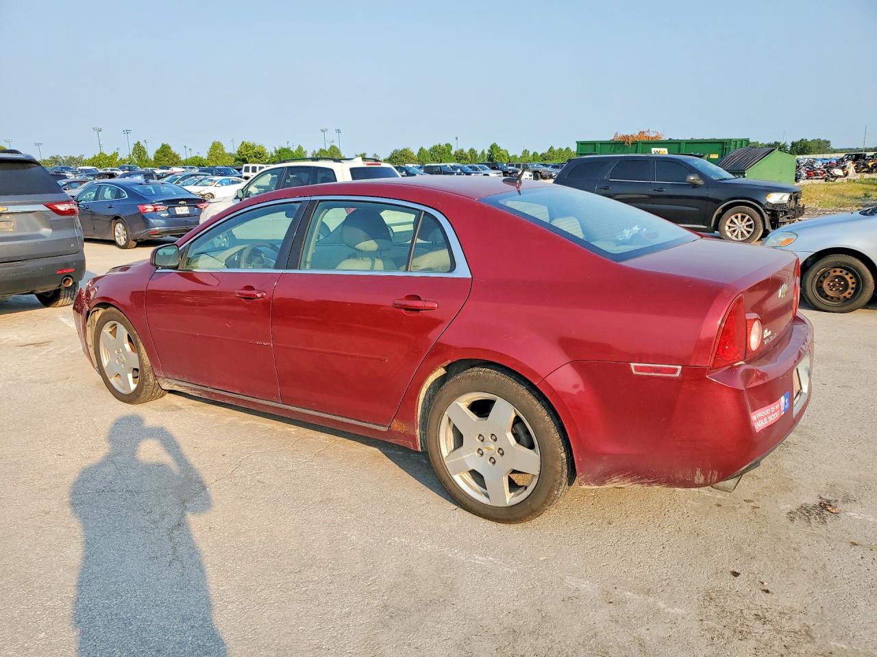 2010 Chevrolet Malibu 2lt Красный vin: 1G1ZD5E77AF315979