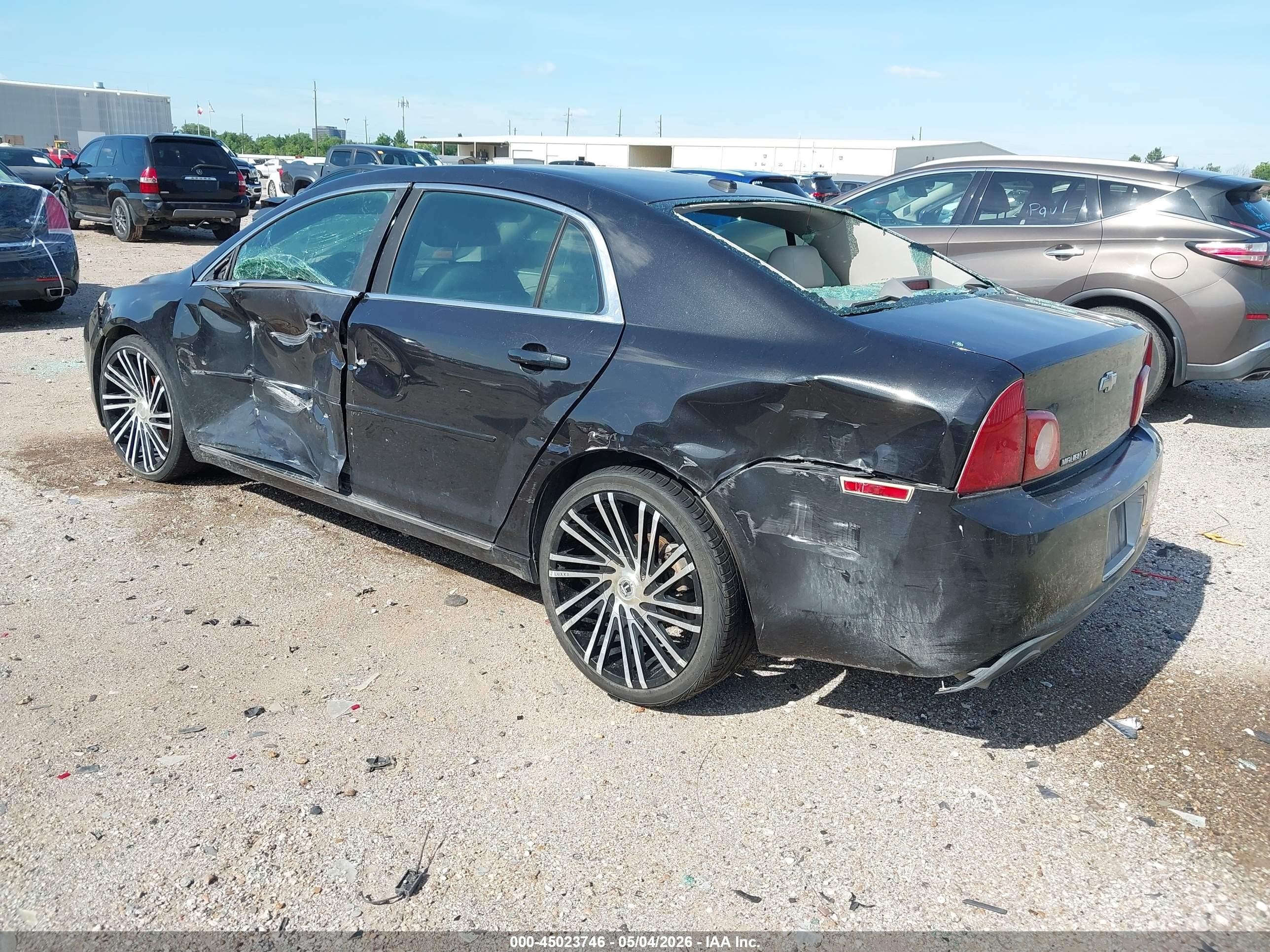2010 Chevrolet Malibu Lt Black vin: 1G1ZD5E79A4126469