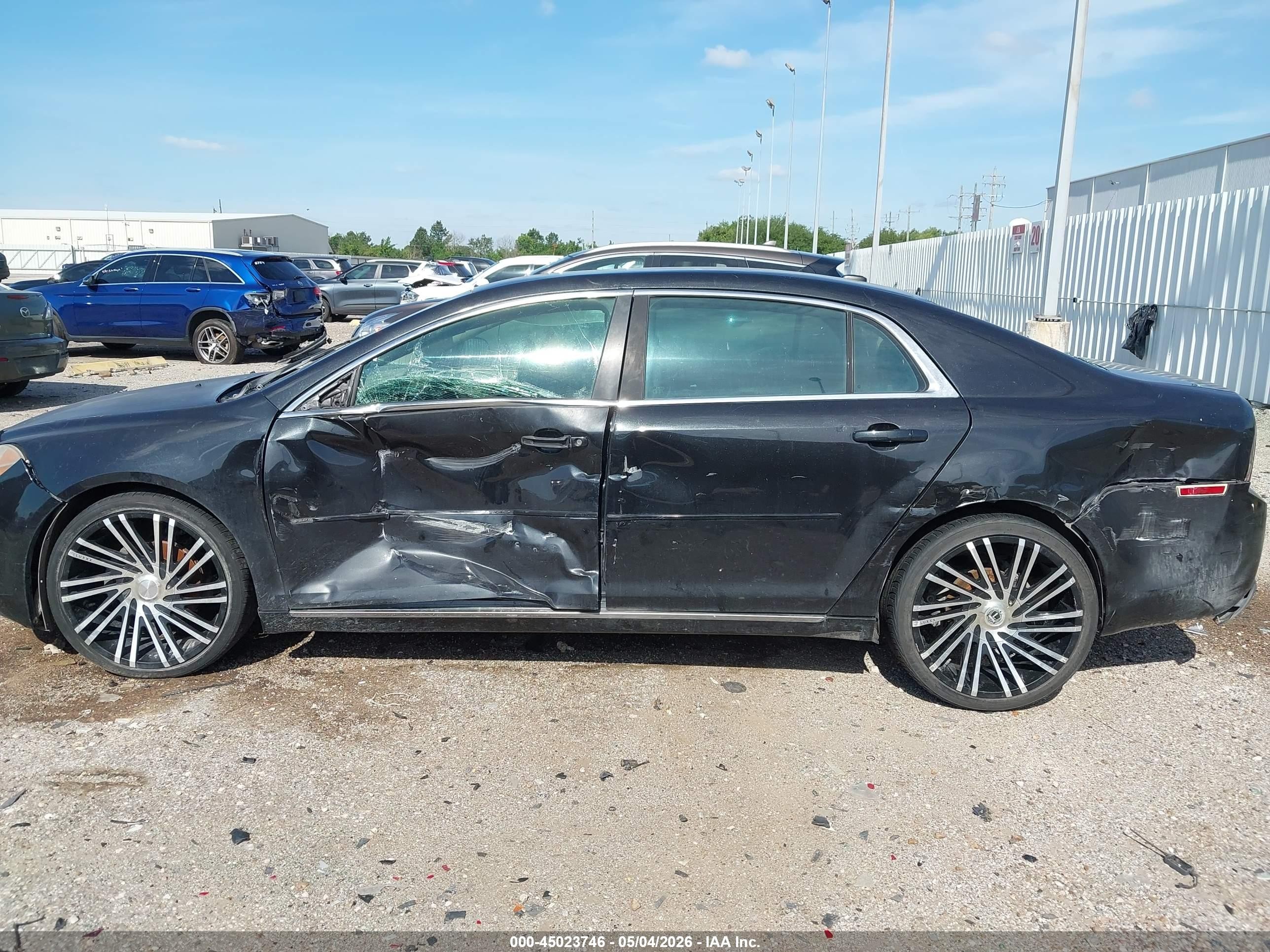 2010 Chevrolet Malibu Lt Black vin: 1G1ZD5E79A4126469