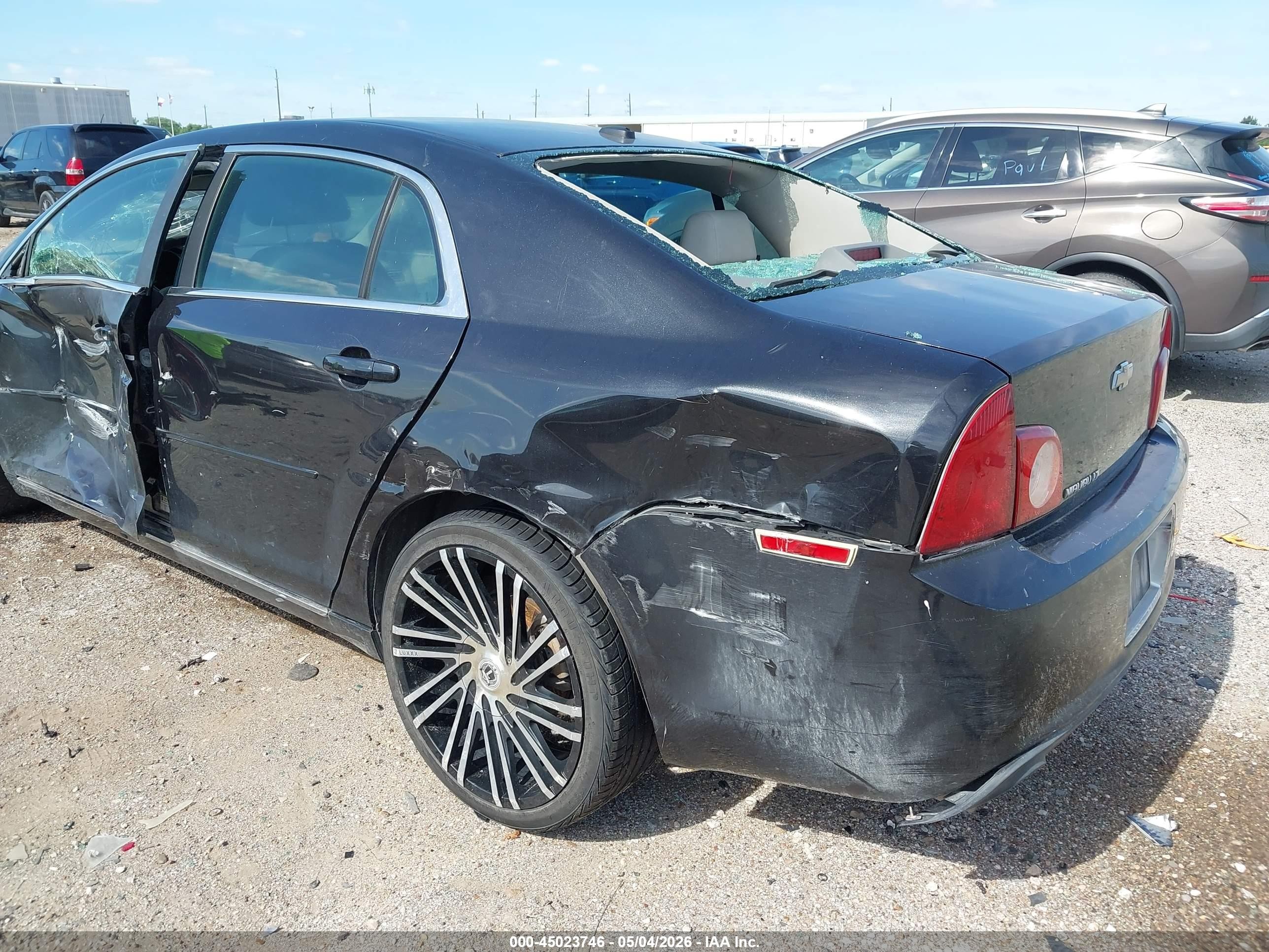 2010 Chevrolet Malibu Lt Black vin: 1G1ZD5E79A4126469