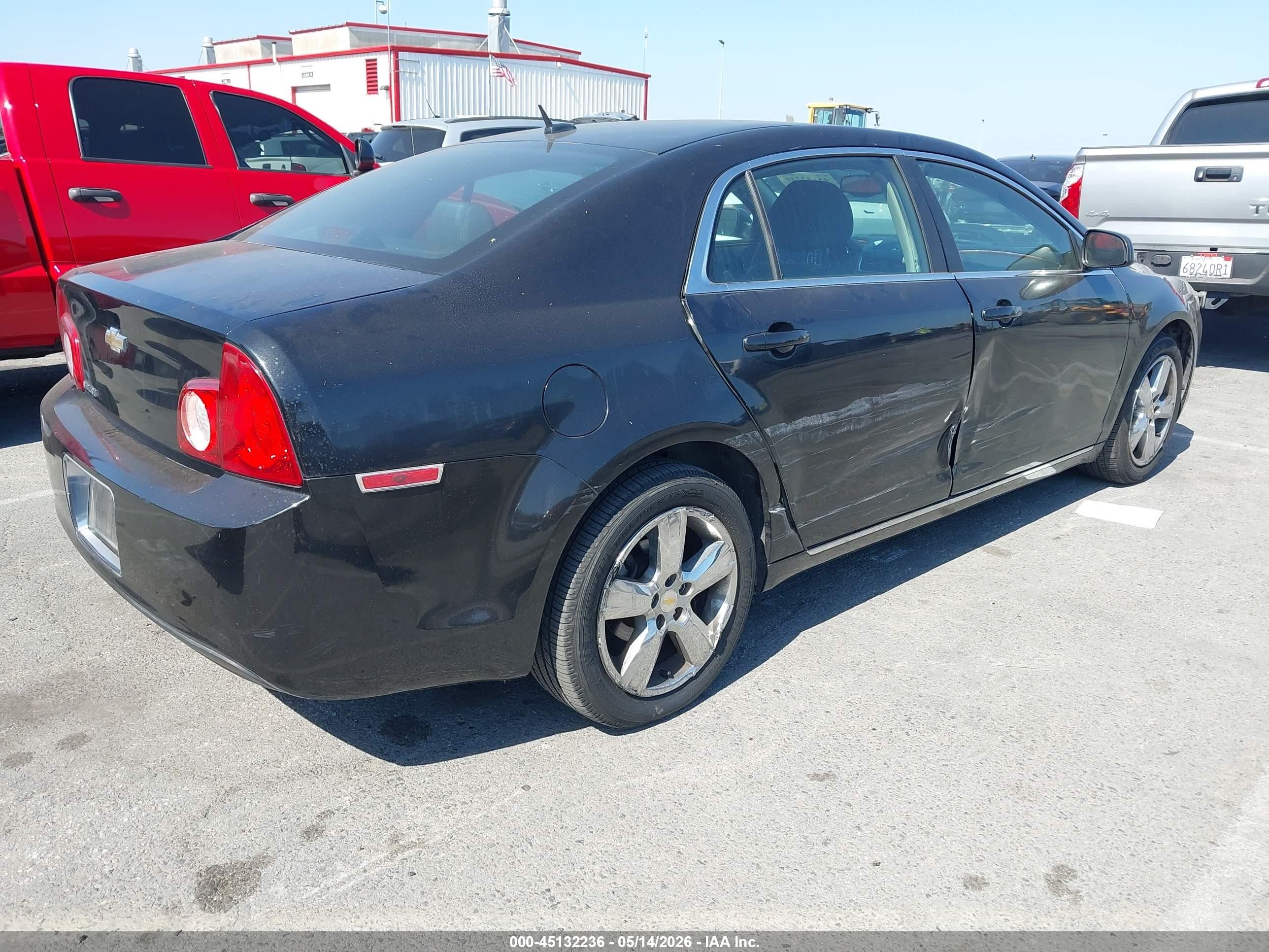 2010 Chevrolet Malibu Lt Black vin: 1G1ZD5EB0AF152600