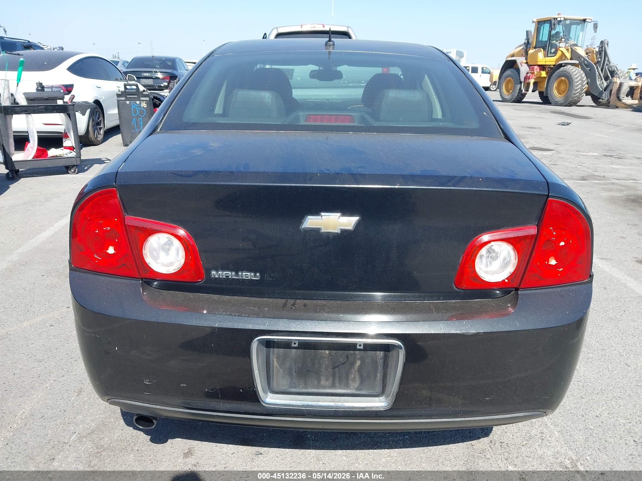 2010 Chevrolet Malibu Lt Black vin: 1G1ZD5EB0AF152600