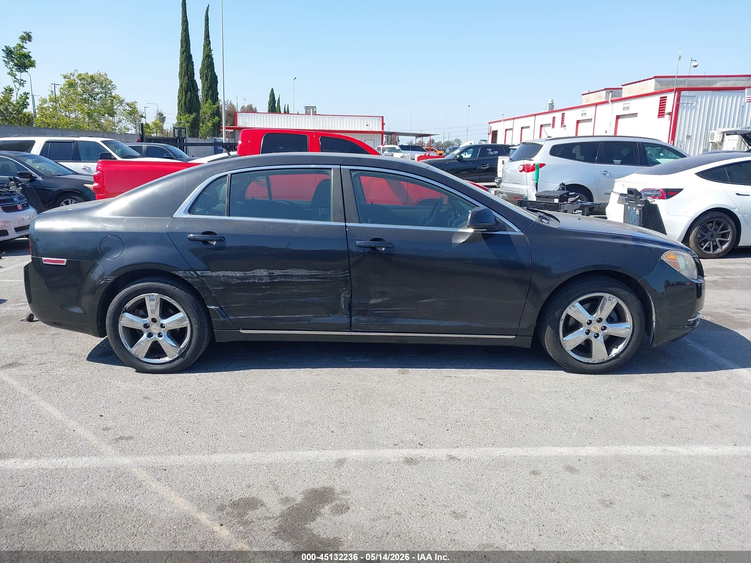 2010 Chevrolet Malibu Lt Black vin: 1G1ZD5EB0AF152600
