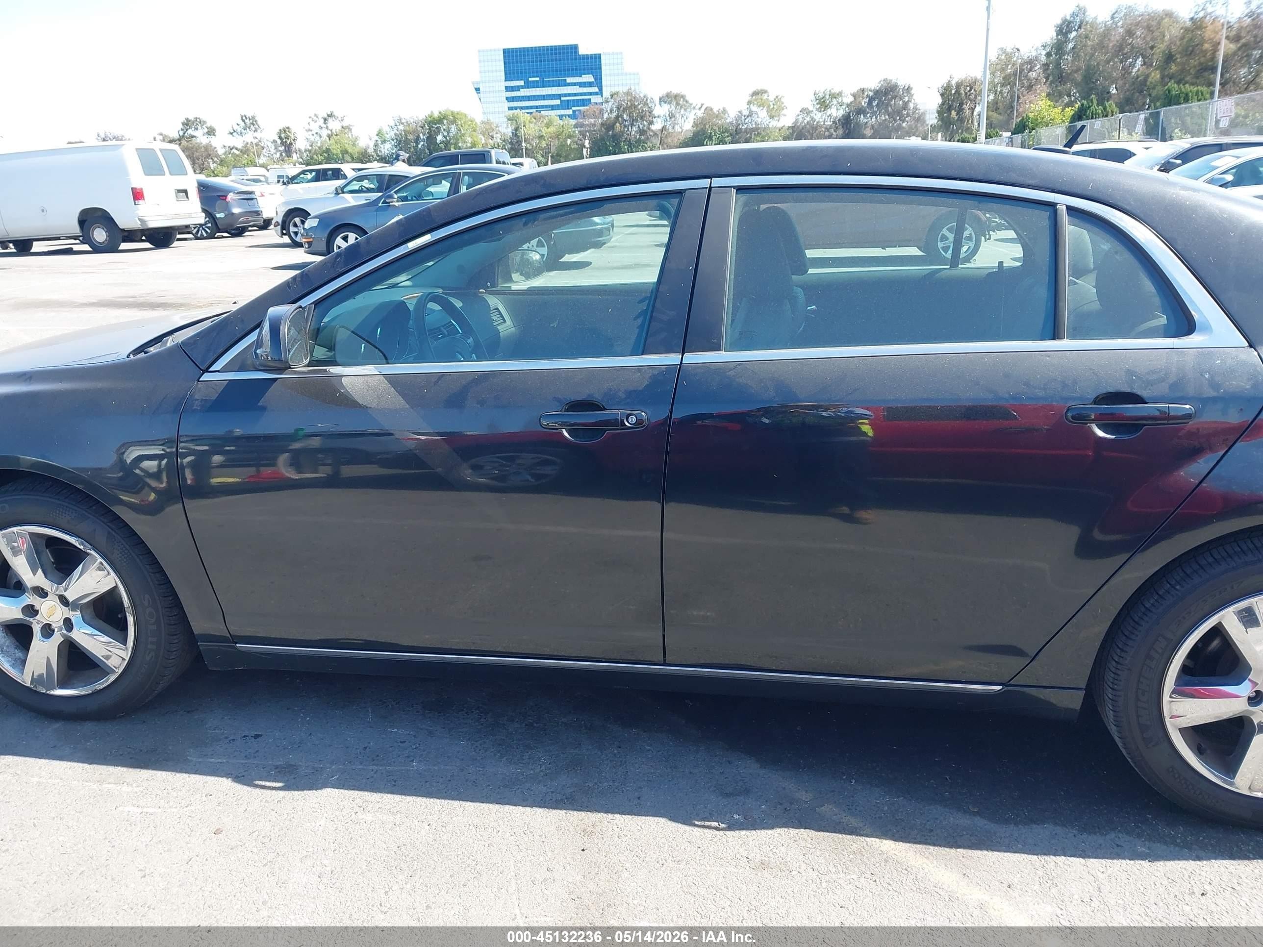 2010 Chevrolet Malibu Lt Black vin: 1G1ZD5EB0AF152600