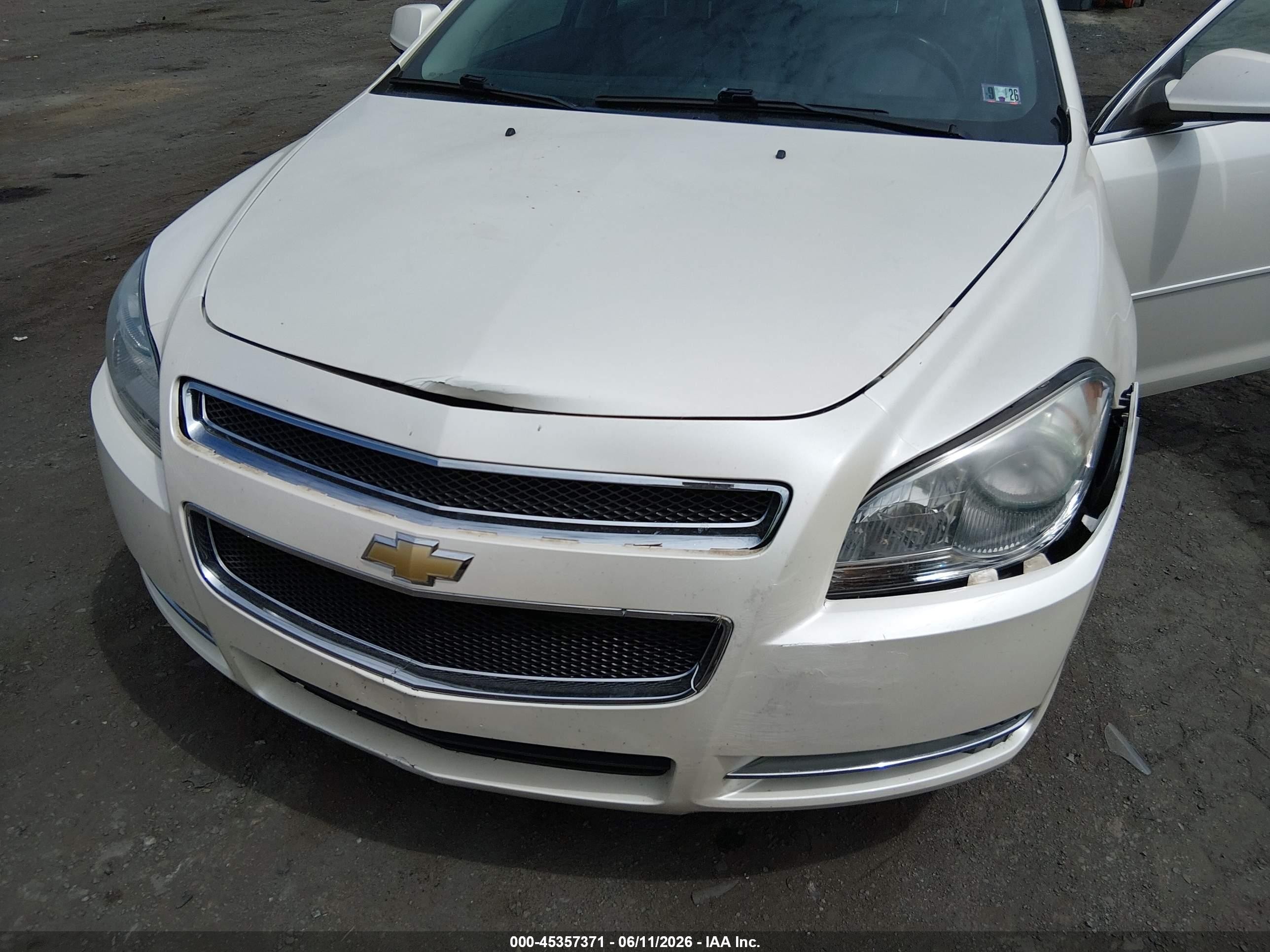 2010 Chevrolet Malibu Lt Cream vin: 1G1ZD5EB2AF259017