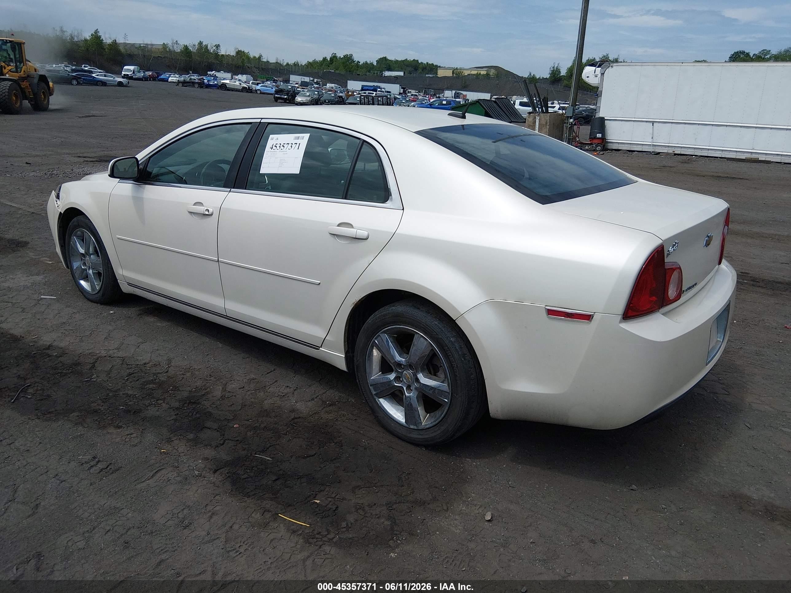 2010 Chevrolet Malibu Lt Cream vin: 1G1ZD5EB2AF259017