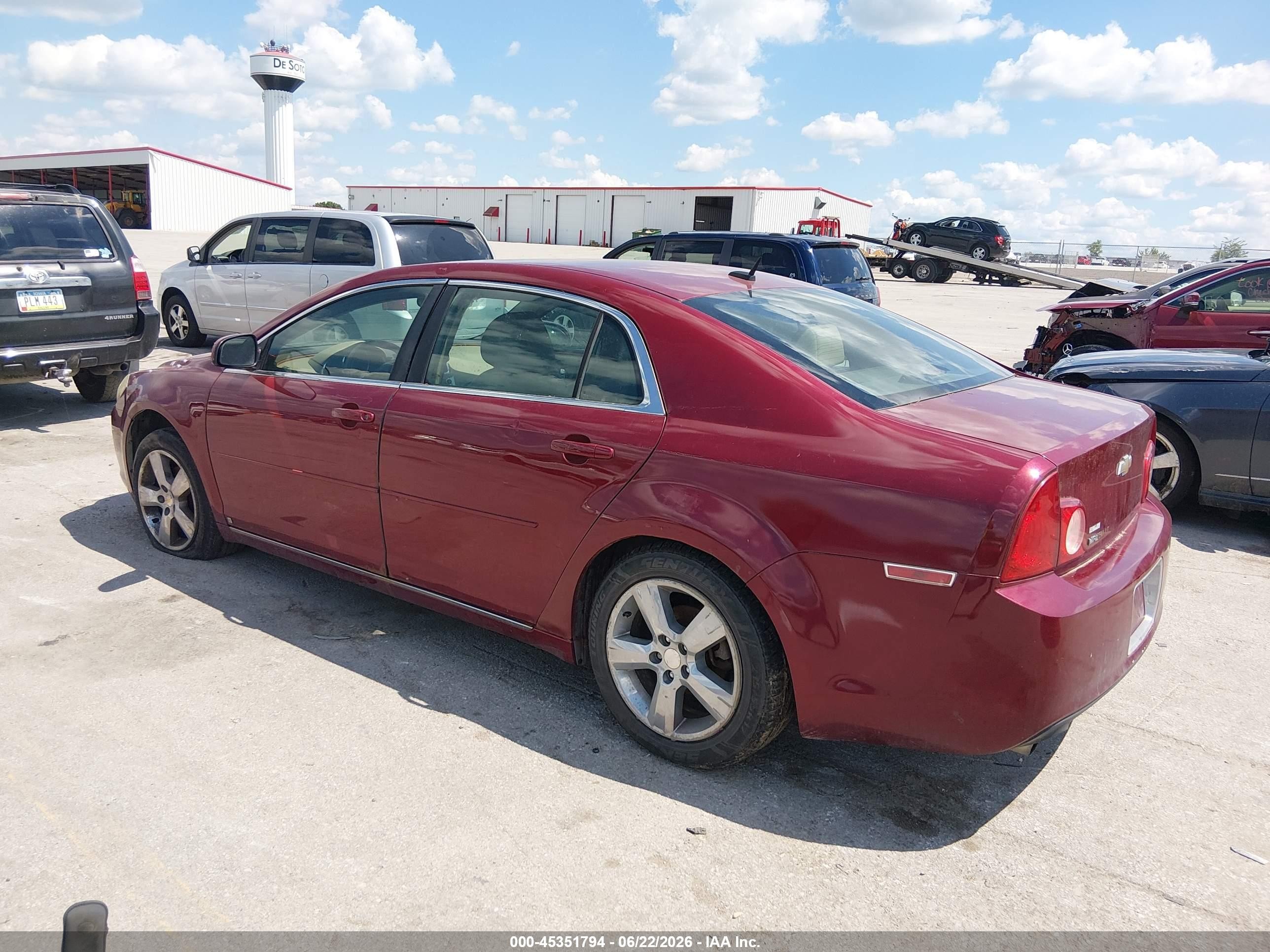 2010 Chevrolet Malibu Lt Maroon vin: 1G1ZD5EB3AF112883