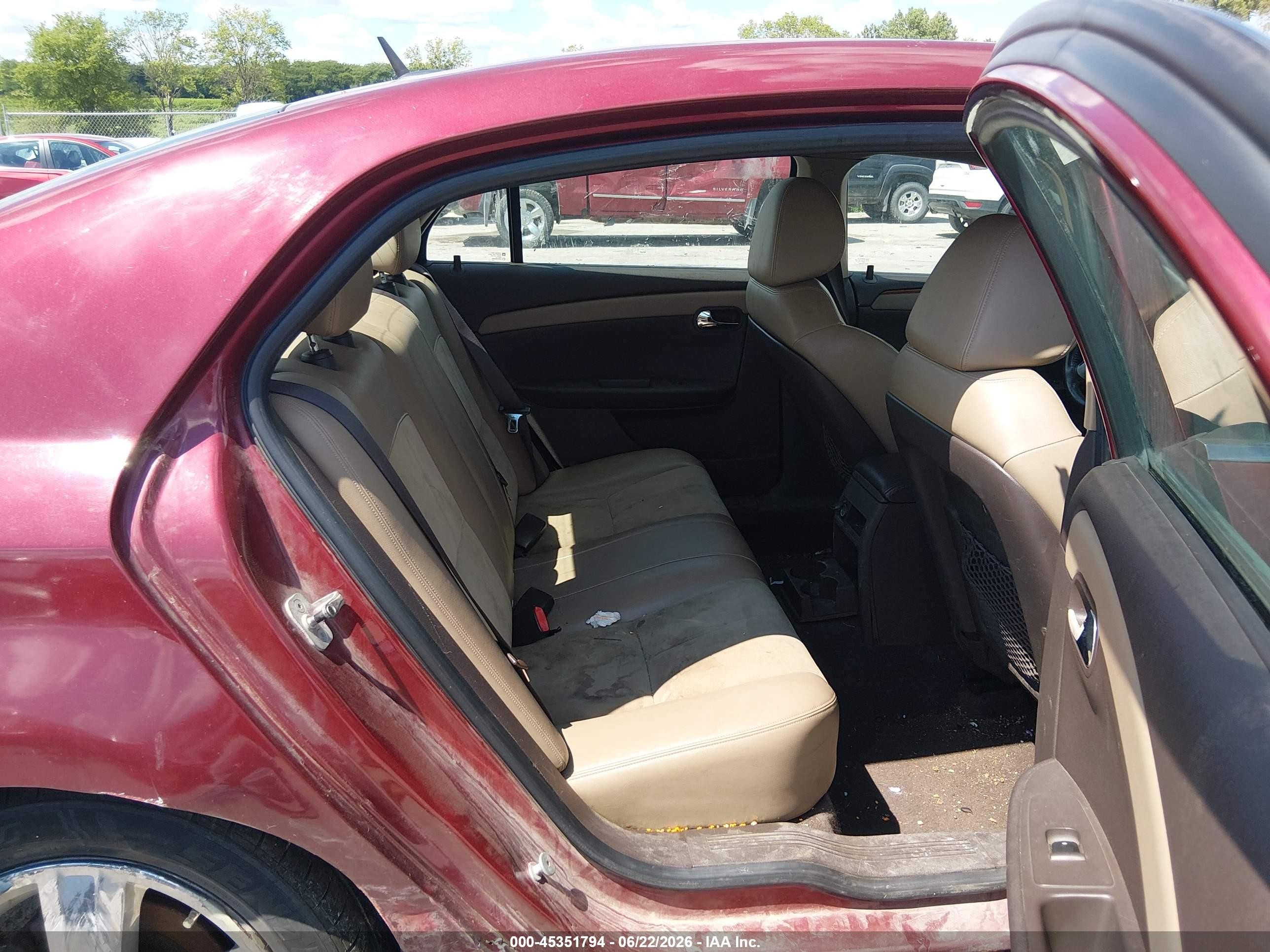2010 Chevrolet Malibu Lt Maroon vin: 1G1ZD5EB3AF112883