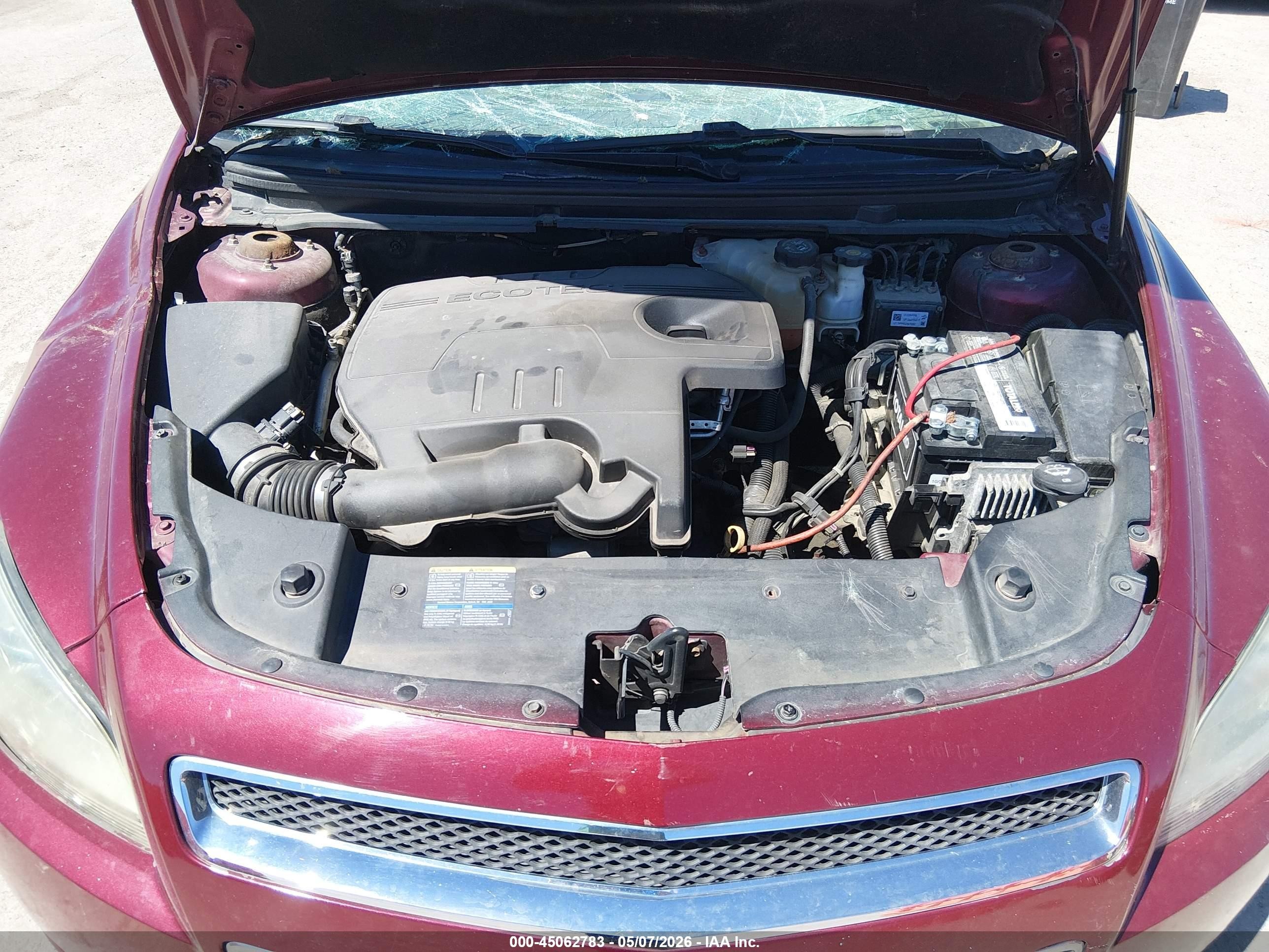 2010 Chevrolet Malibu Lt Red vin: 1G1ZD5EB3AF152946