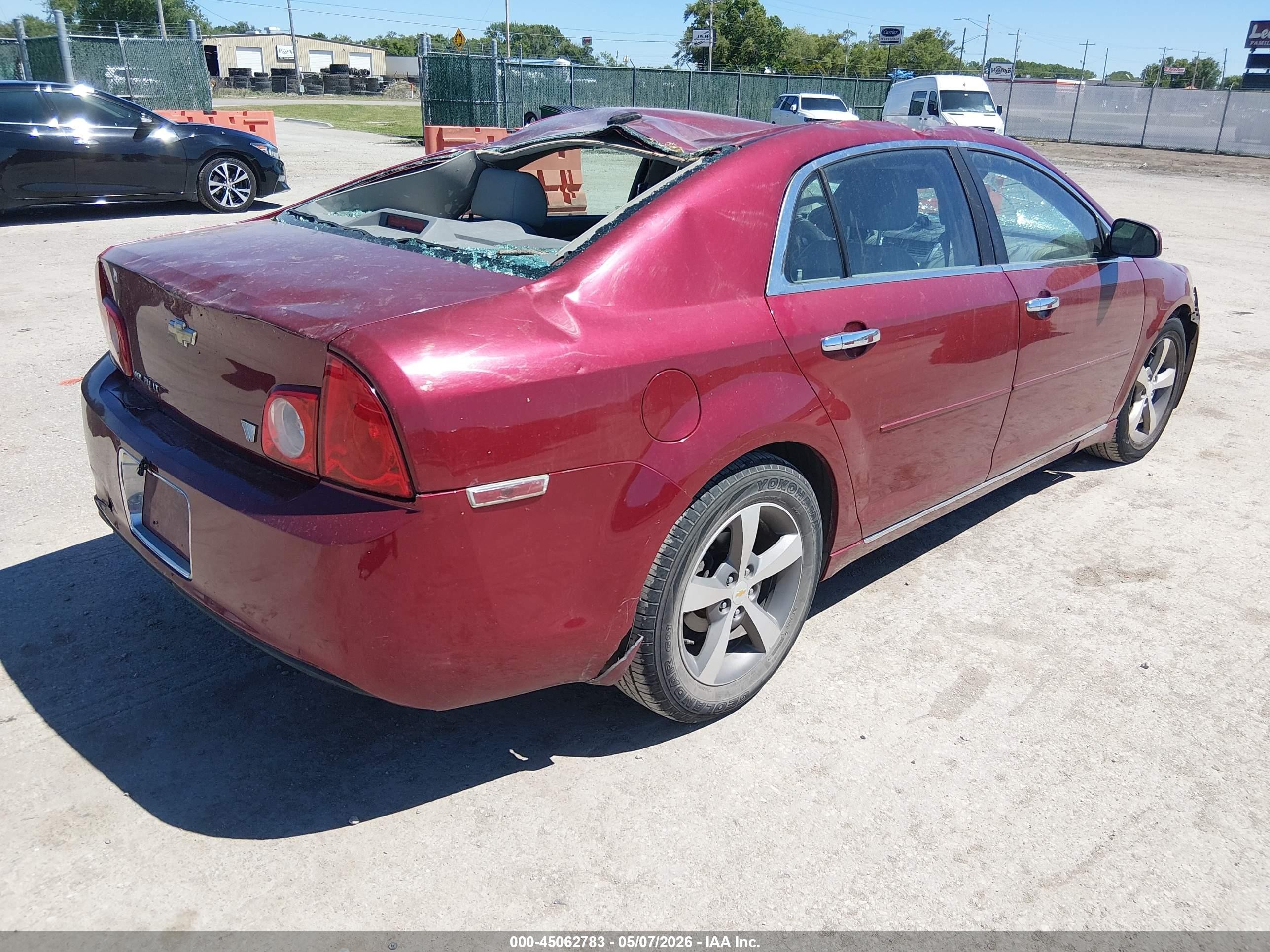 2010 Chevrolet Malibu Lt Red vin: 1G1ZD5EB3AF152946