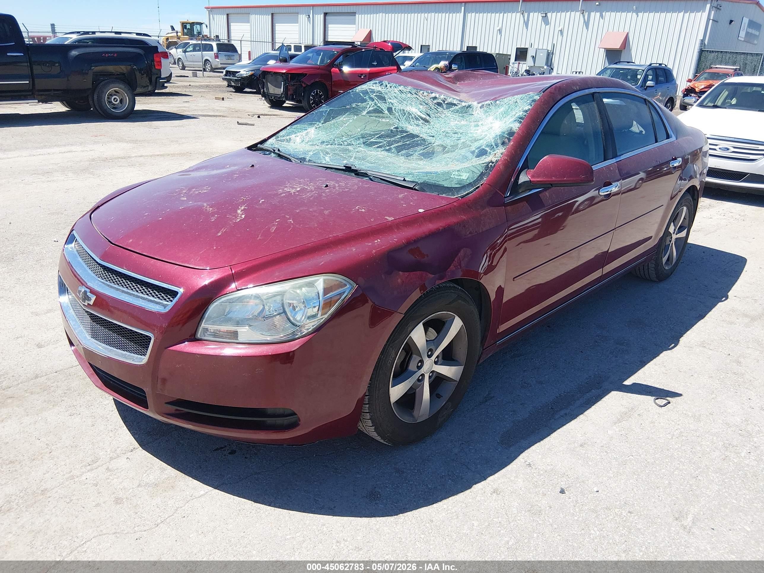 2010 Chevrolet Malibu Lt Red vin: 1G1ZD5EB3AF152946