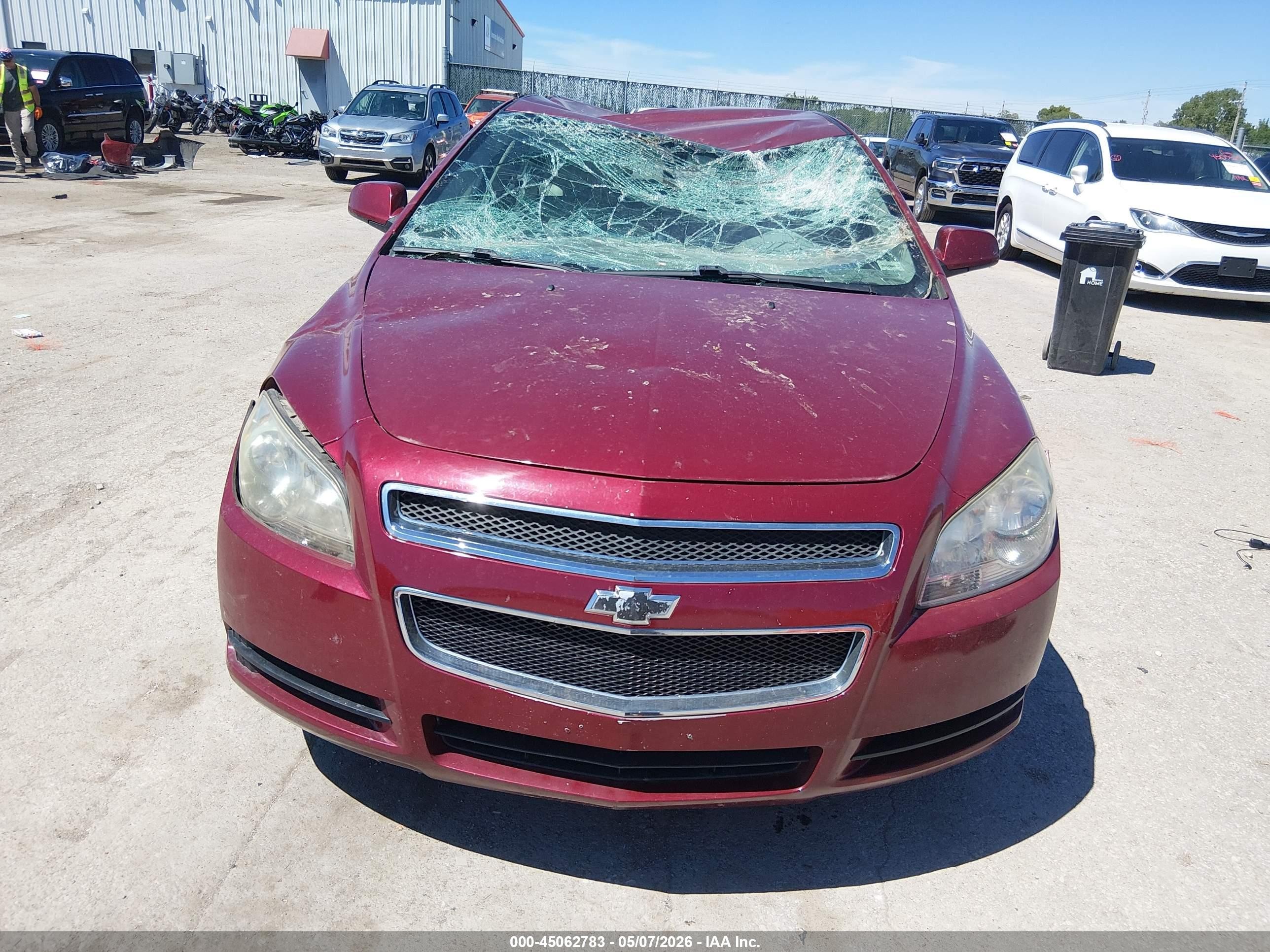 2010 Chevrolet Malibu Lt Red vin: 1G1ZD5EB3AF152946