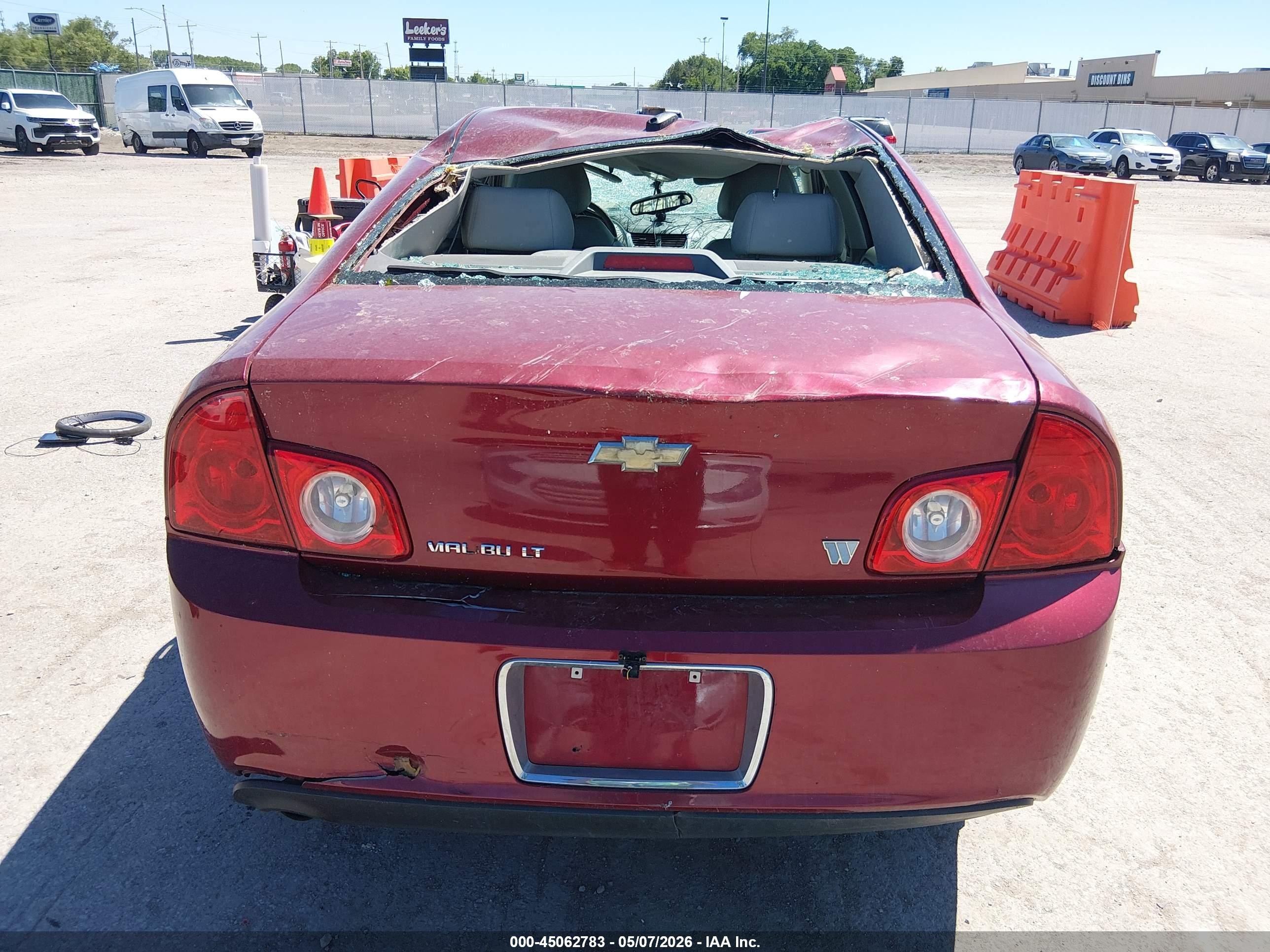 2010 Chevrolet Malibu Lt Red vin: 1G1ZD5EB3AF152946