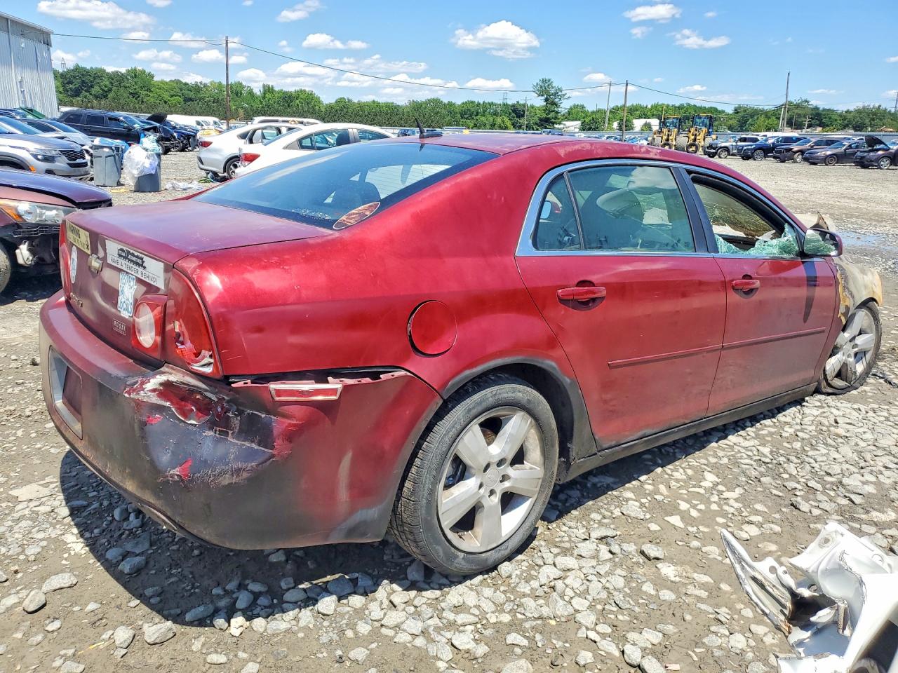 2010 Chevrolet Malibu 2lt Красный vin: 1G1ZD5EB4AF318939