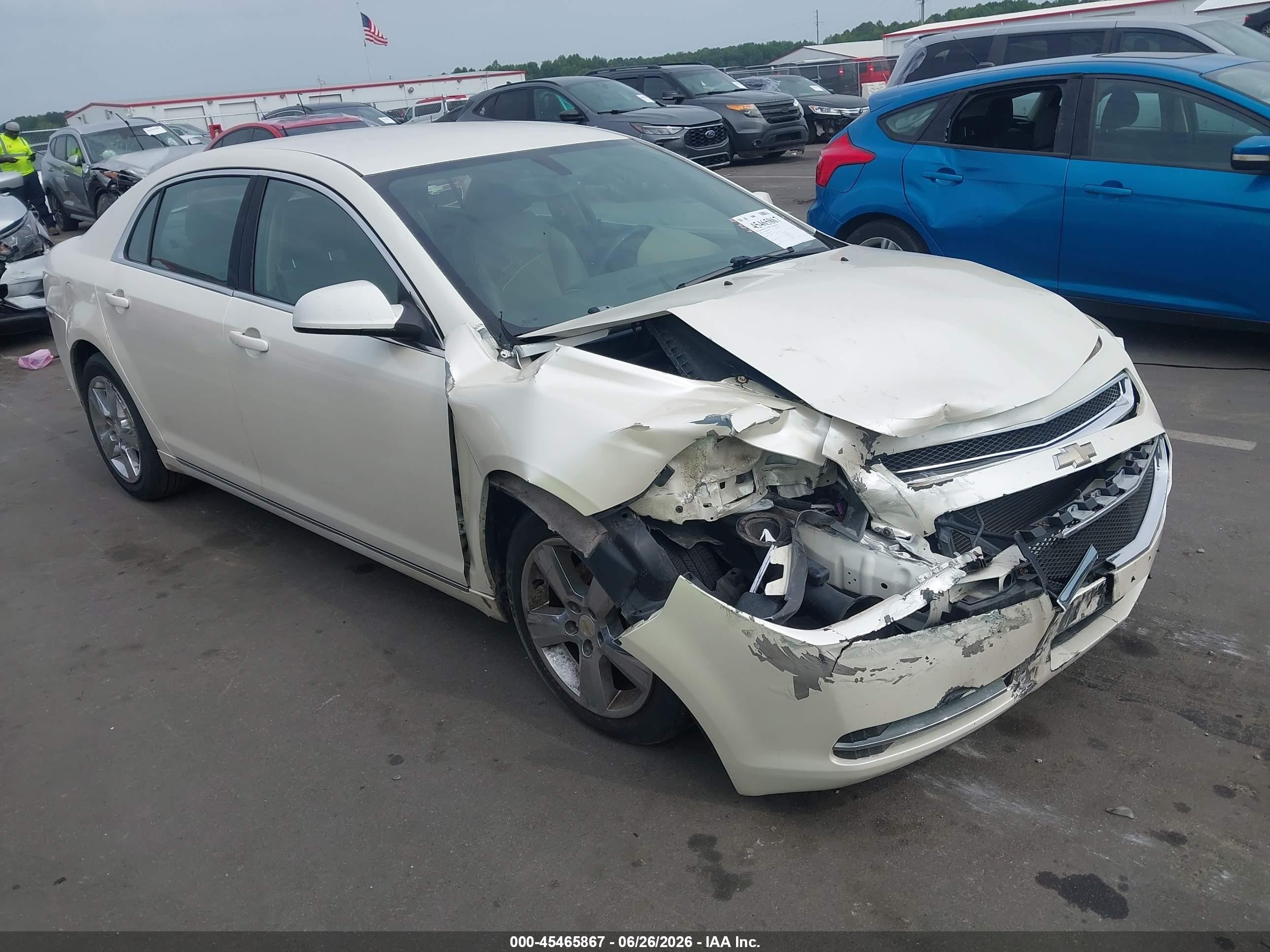 2010 Chevrolet Malibu Lt Белый vin: 1G1ZD5EB5AF241157