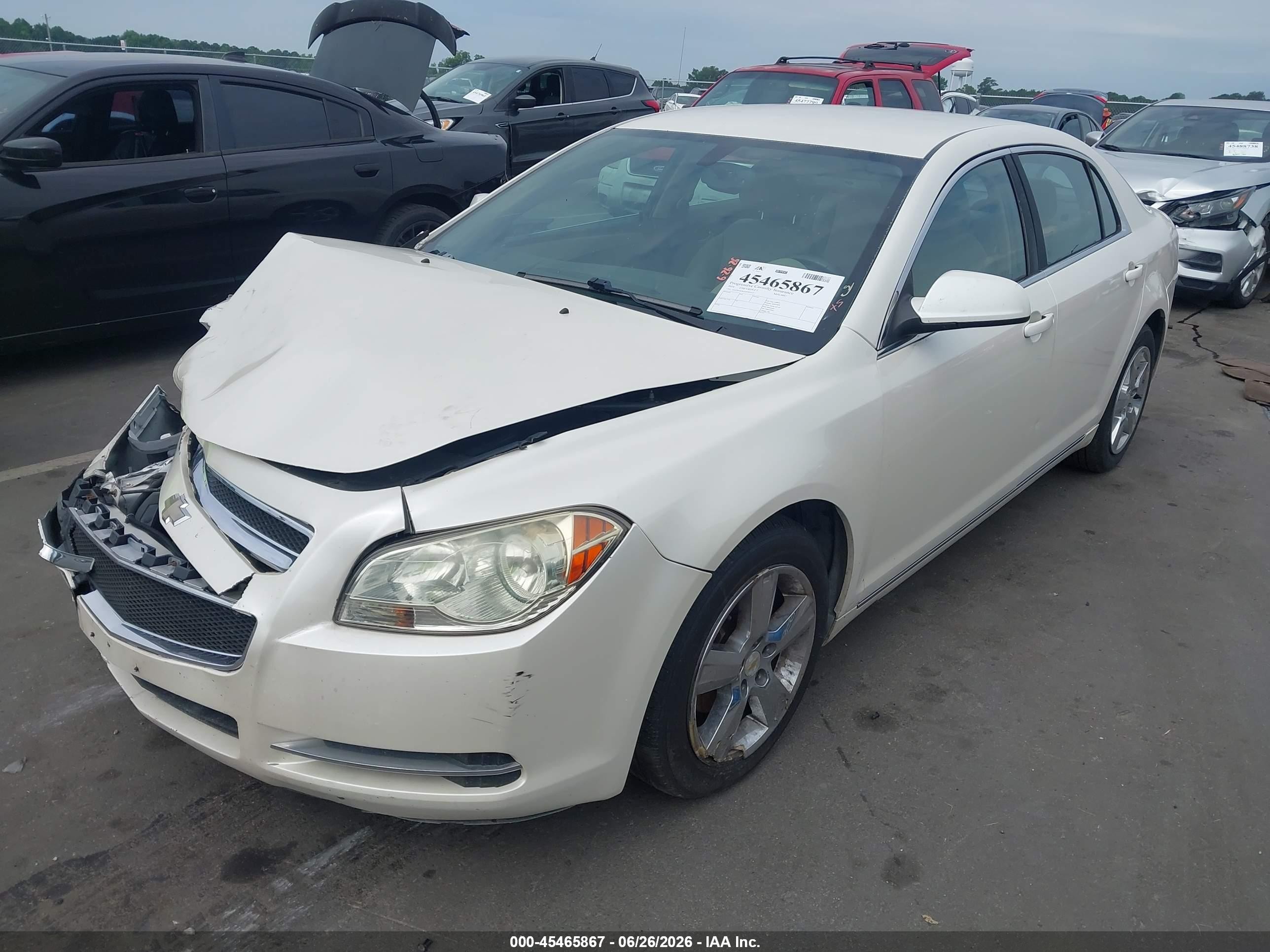 2010 Chevrolet Malibu Lt Белый vin: 1G1ZD5EB5AF241157