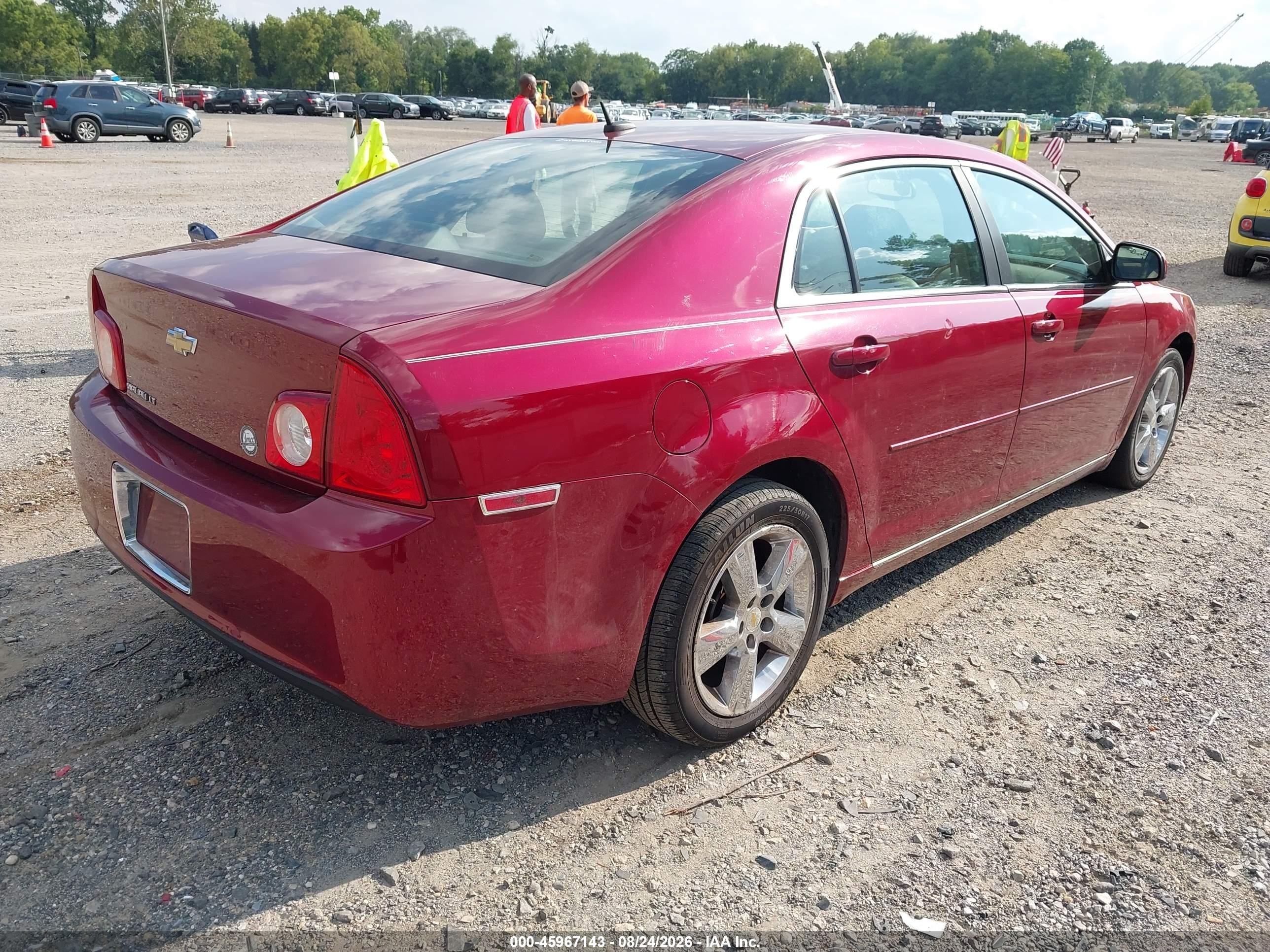 2010 Chevrolet Malibu Lt Red vin: 1G1ZD5EB5AF253146