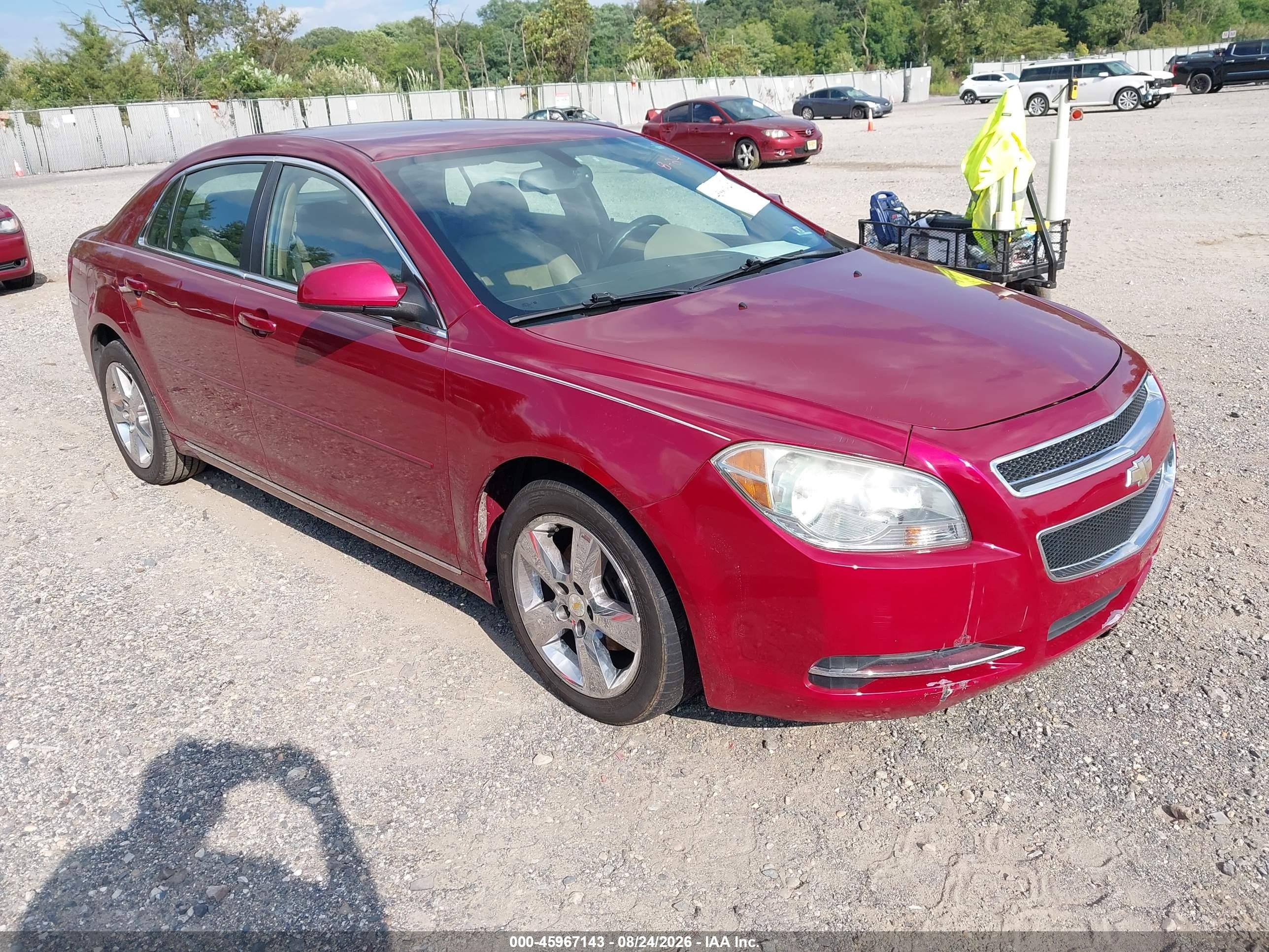 2010 Chevrolet Malibu Lt Red vin: 1G1ZD5EB5AF253146