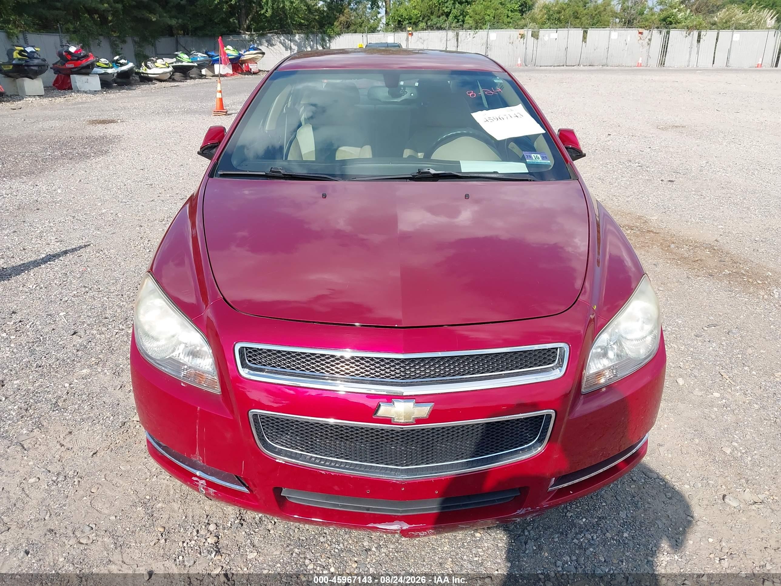 2010 Chevrolet Malibu Lt Red vin: 1G1ZD5EB5AF253146