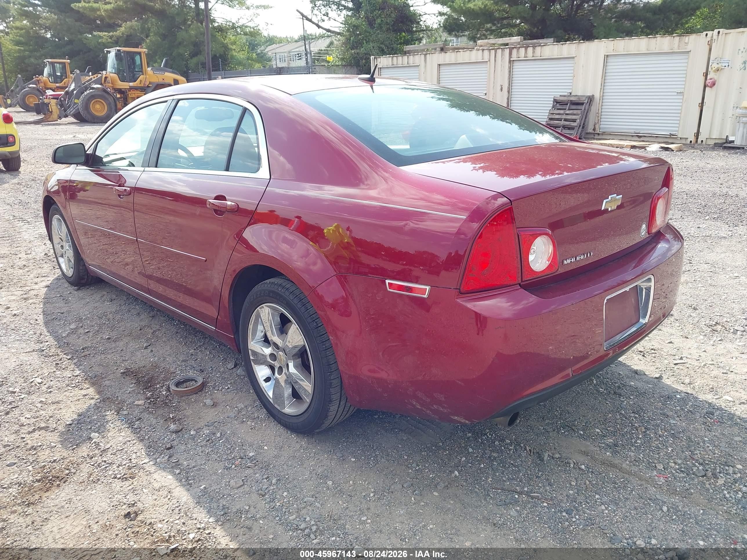2010 Chevrolet Malibu Lt Red vin: 1G1ZD5EB5AF253146
