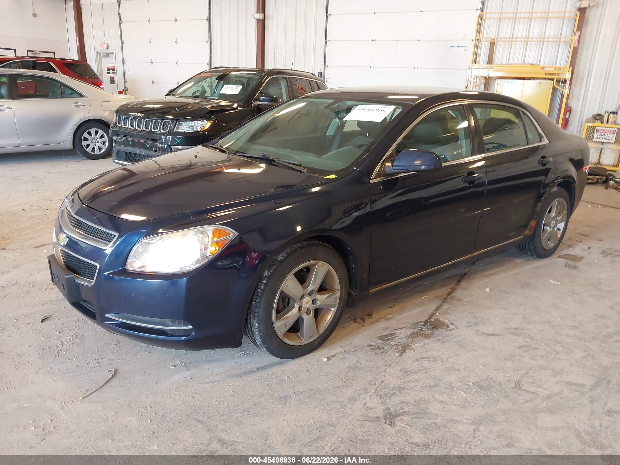 2010 Chevrolet Malibu Lt Blue vin: 1G1ZD5EB6AF163049