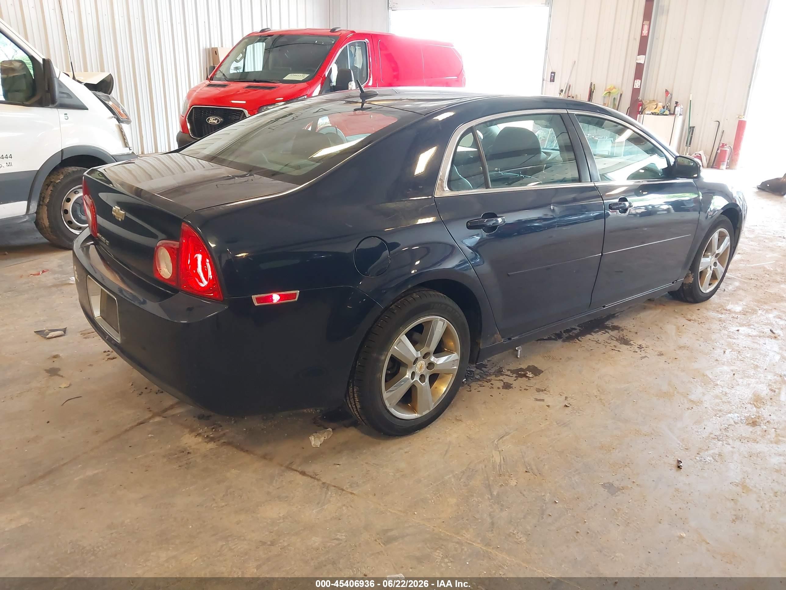 2010 Chevrolet Malibu Lt Blue vin: 1G1ZD5EB6AF163049
