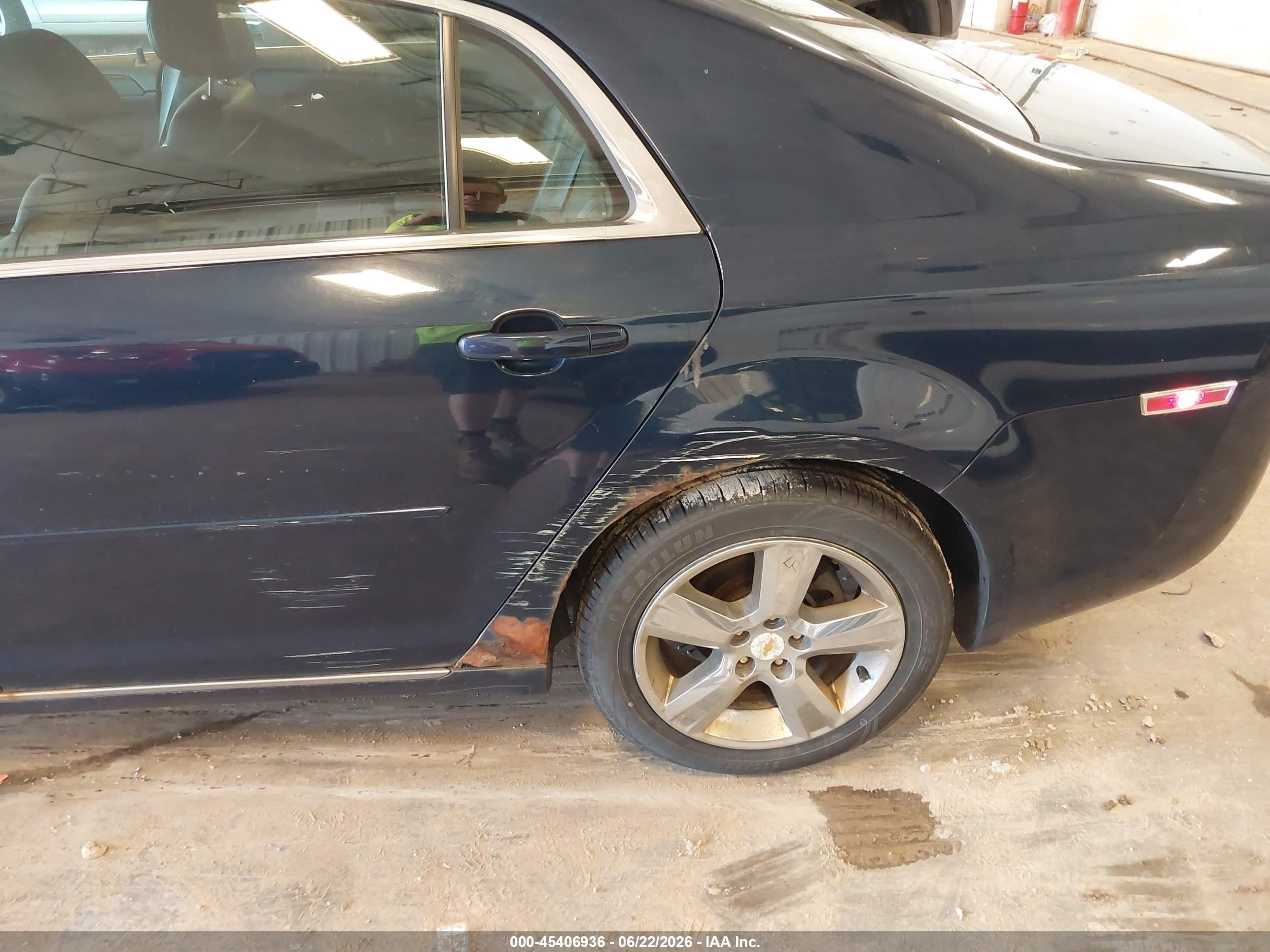 2010 Chevrolet Malibu Lt Blue vin: 1G1ZD5EB6AF163049