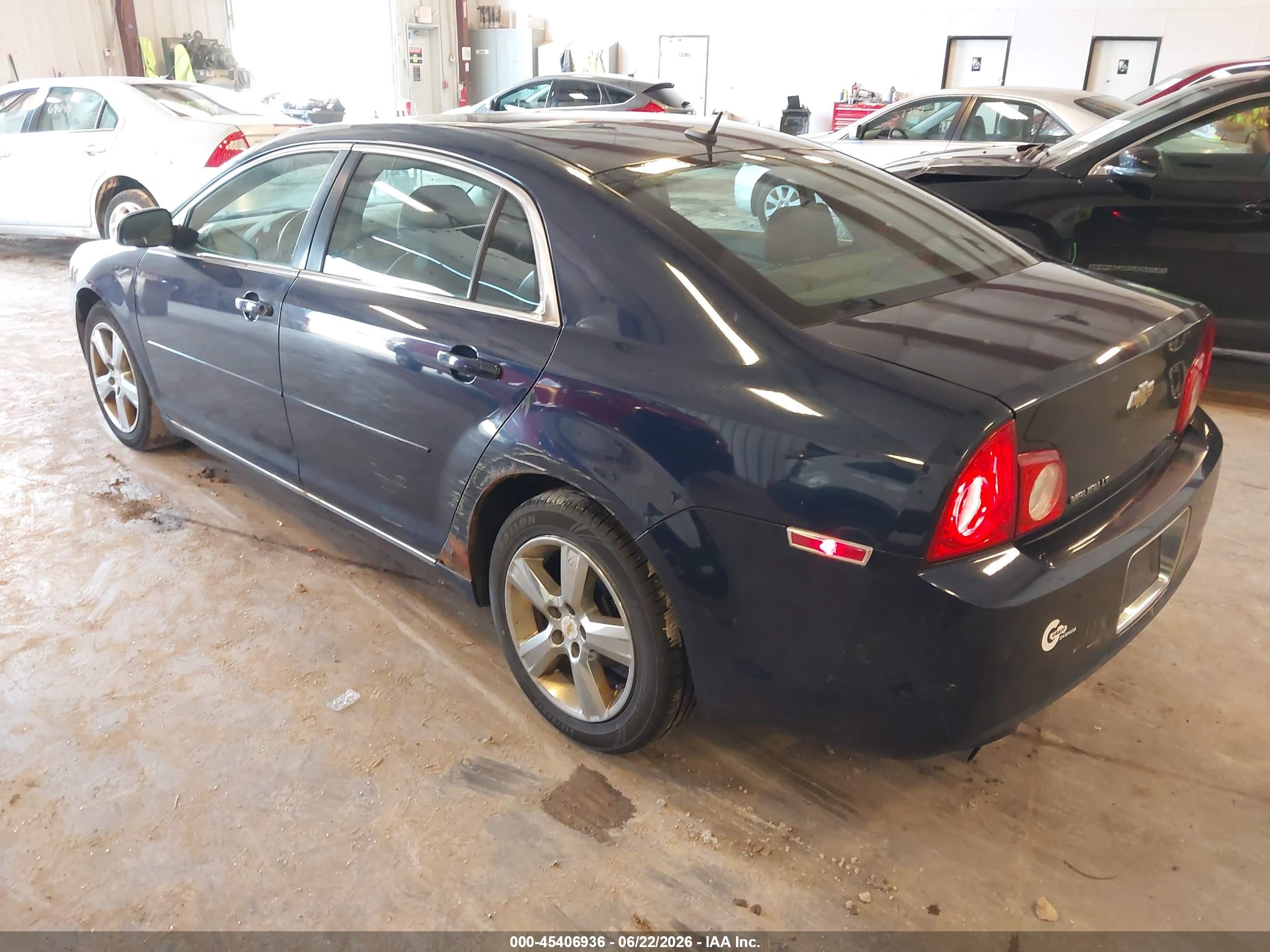 2010 Chevrolet Malibu Lt Blue vin: 1G1ZD5EB6AF163049