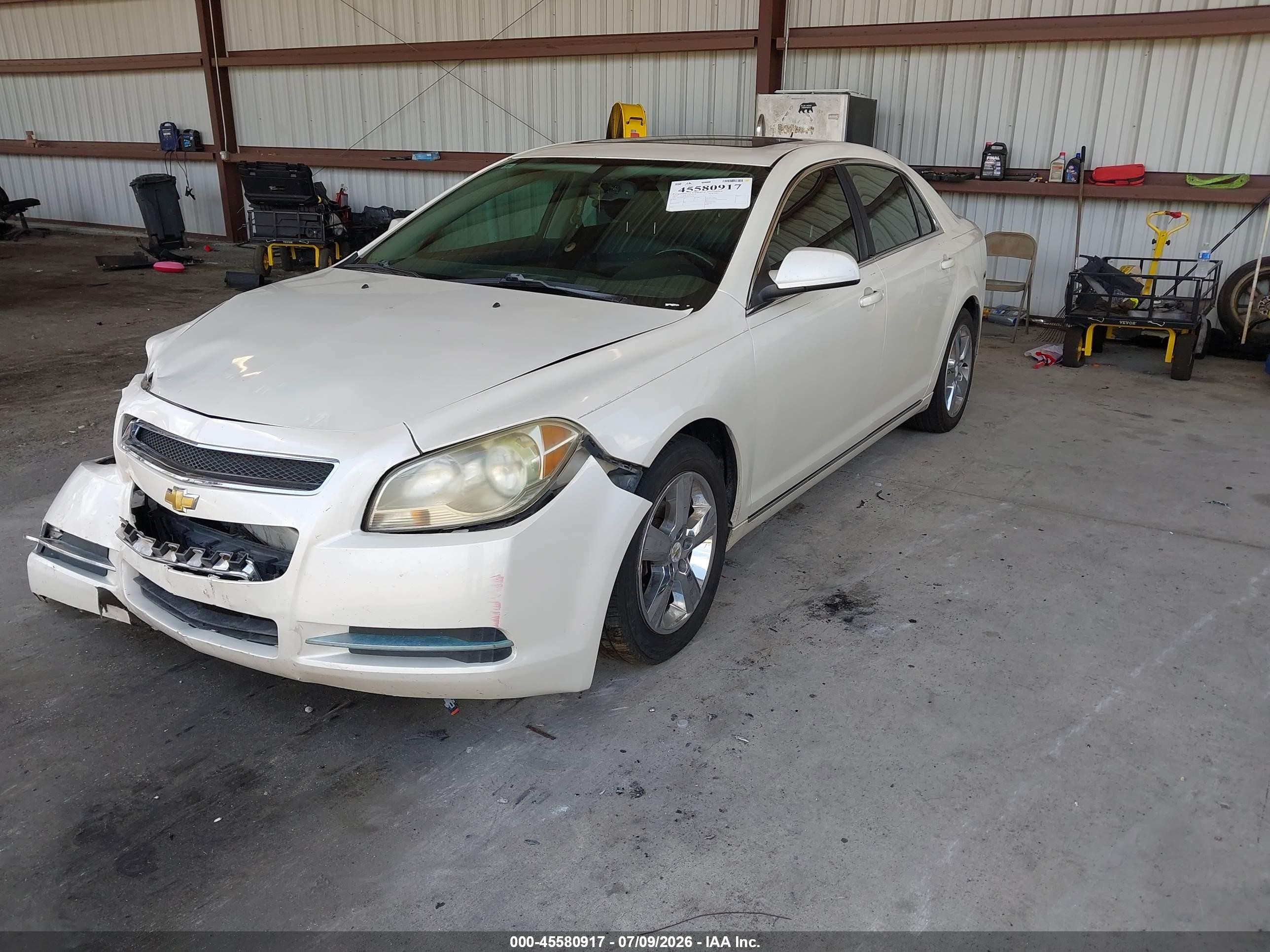 2010 Chevrolet Malibu Lt Cream vin: 1G1ZD5EB9AF255658