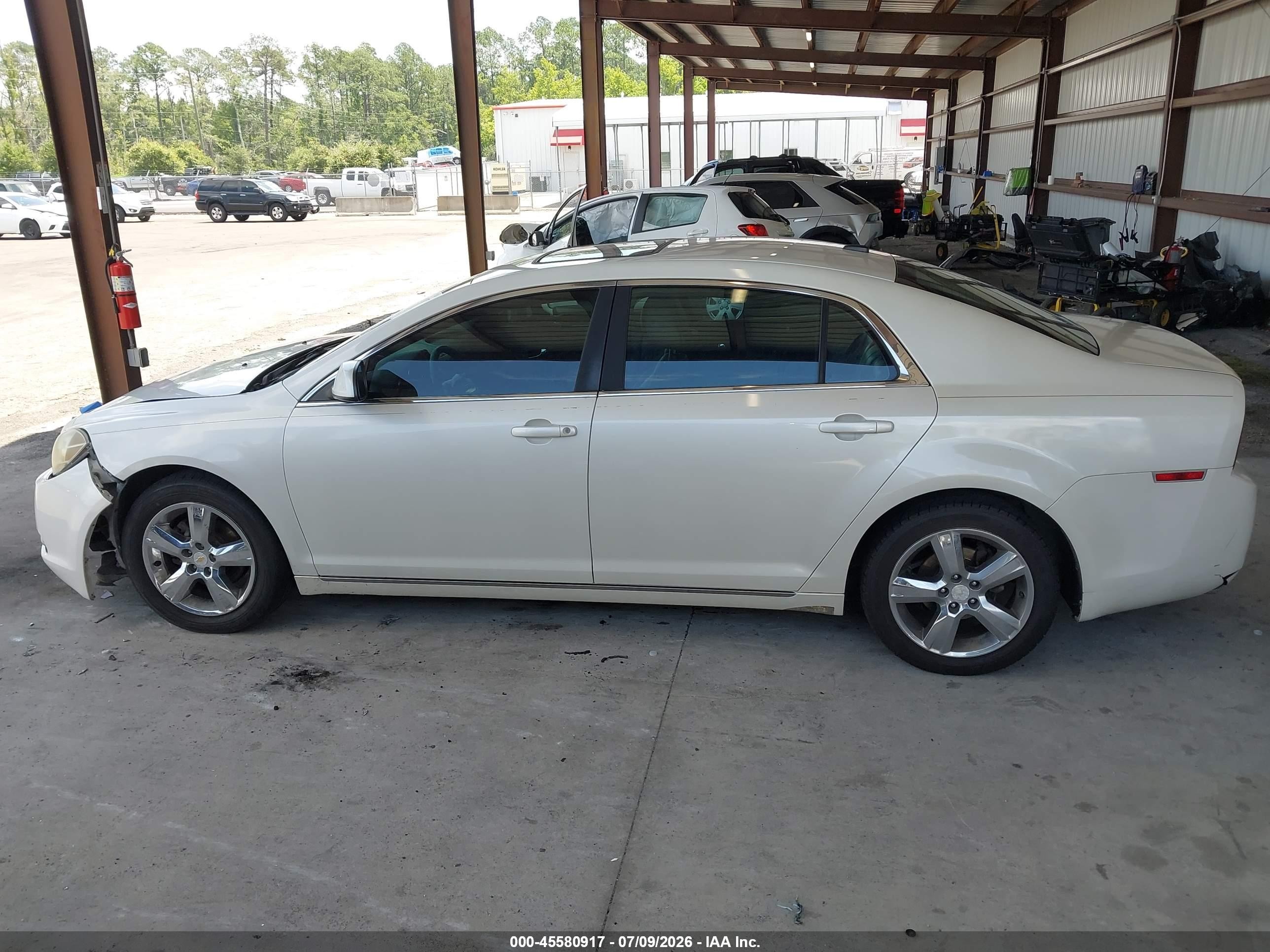 2010 Chevrolet Malibu Lt Cream vin: 1G1ZD5EB9AF255658