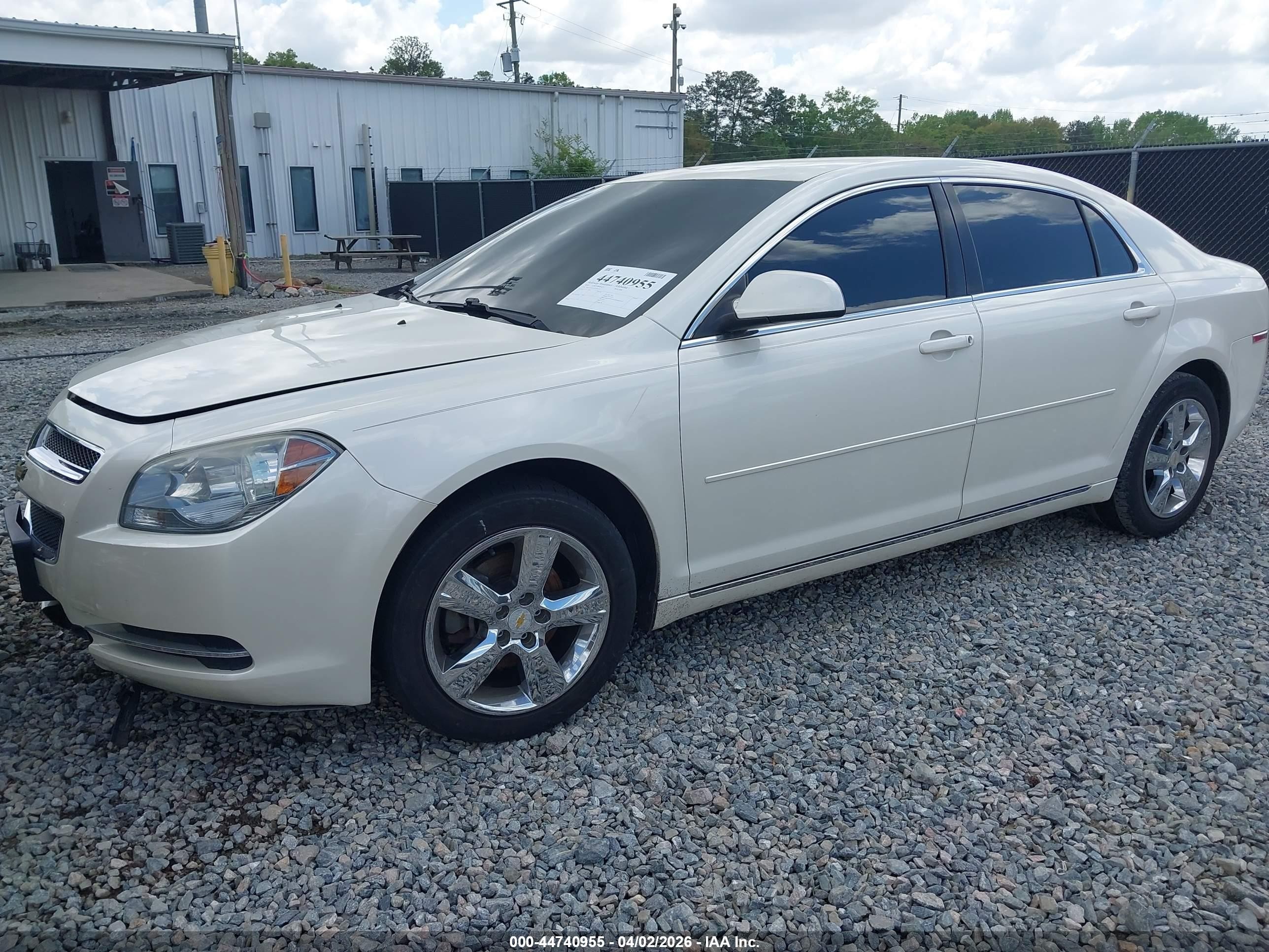 2010 Chevrolet Malibu Lt White vin: 1G1ZD5EBXAF301210
