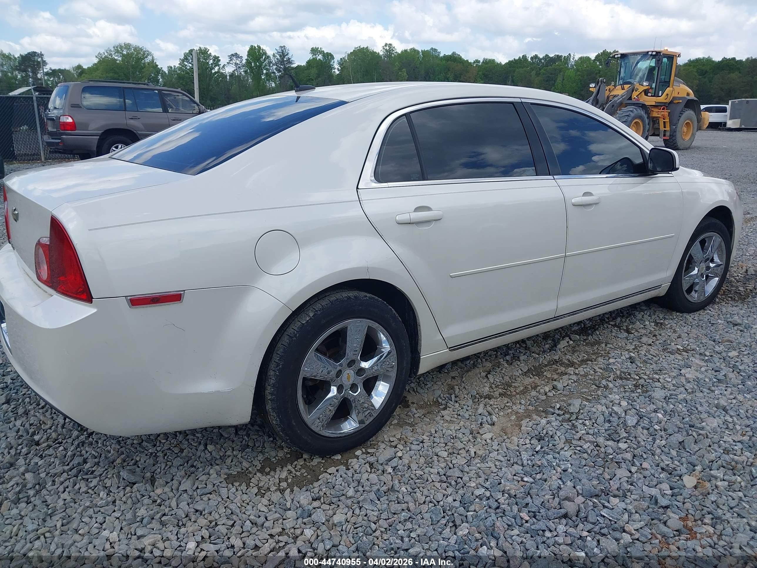 2010 Chevrolet Malibu Lt White vin: 1G1ZD5EBXAF301210