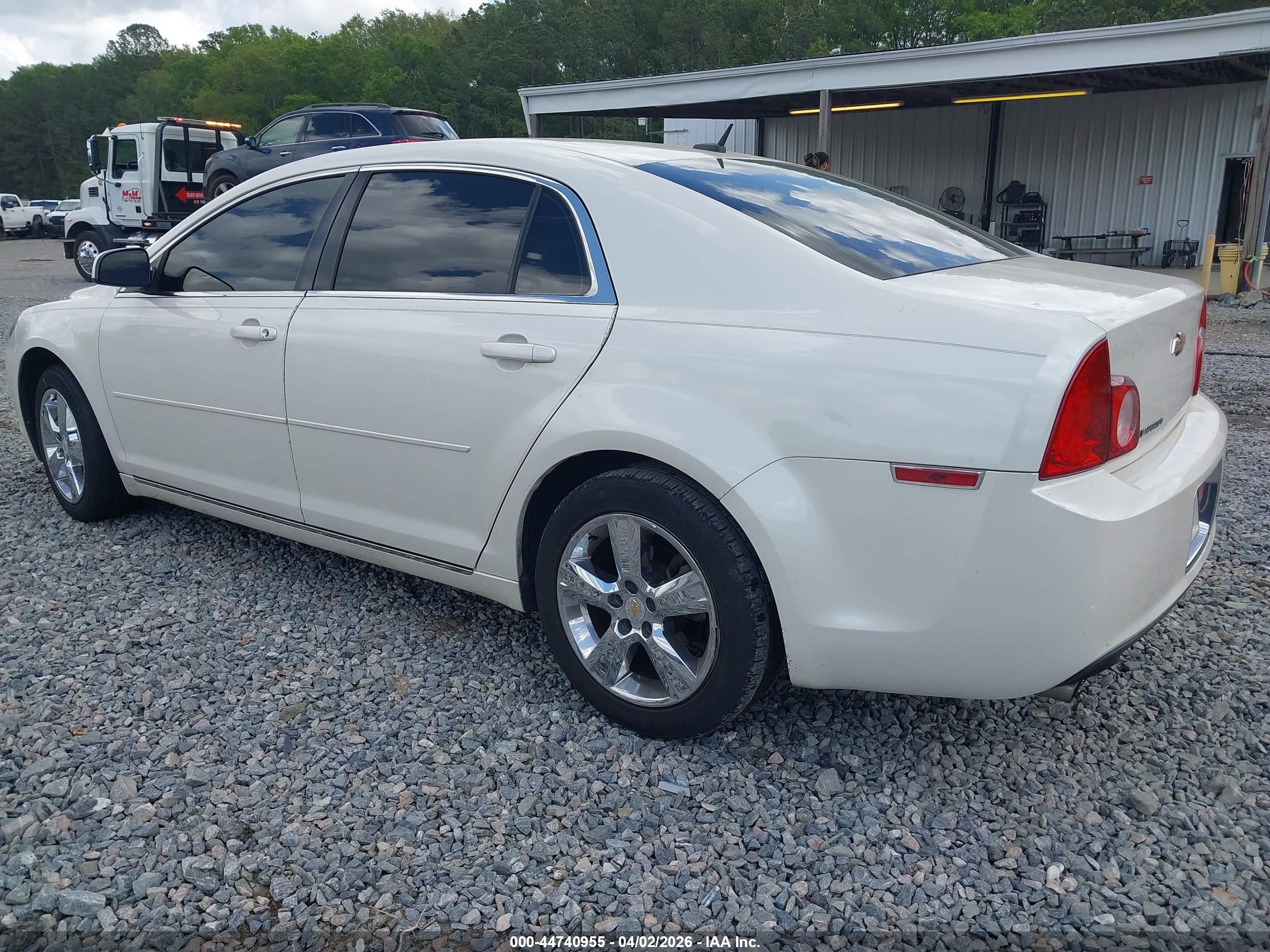 2010 Chevrolet Malibu Lt White vin: 1G1ZD5EBXAF301210