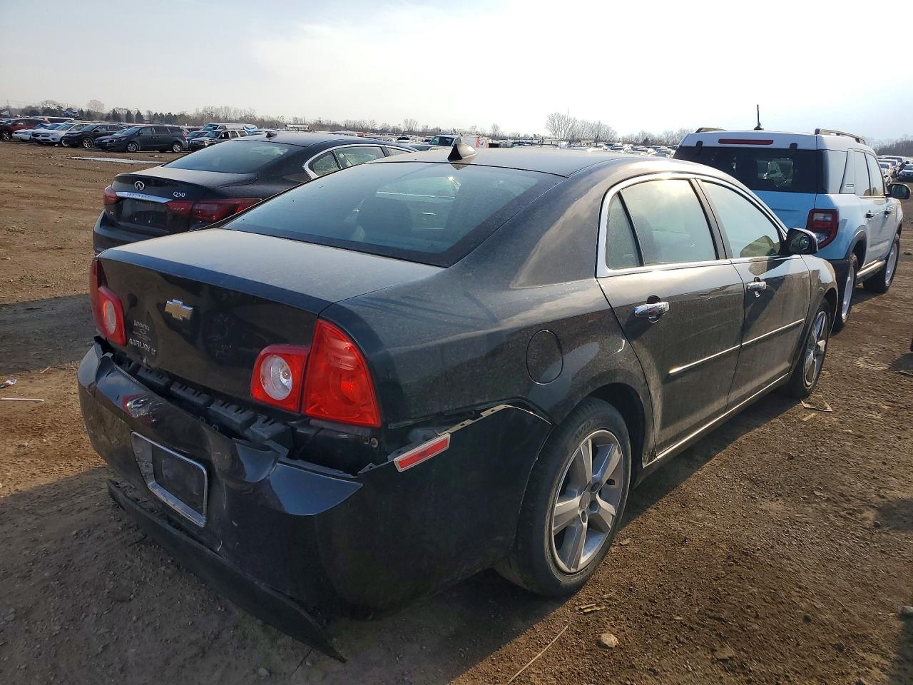 2012 Chevrolet Malibu 2lt Black vin: 1G1ZD5EU0CF382206