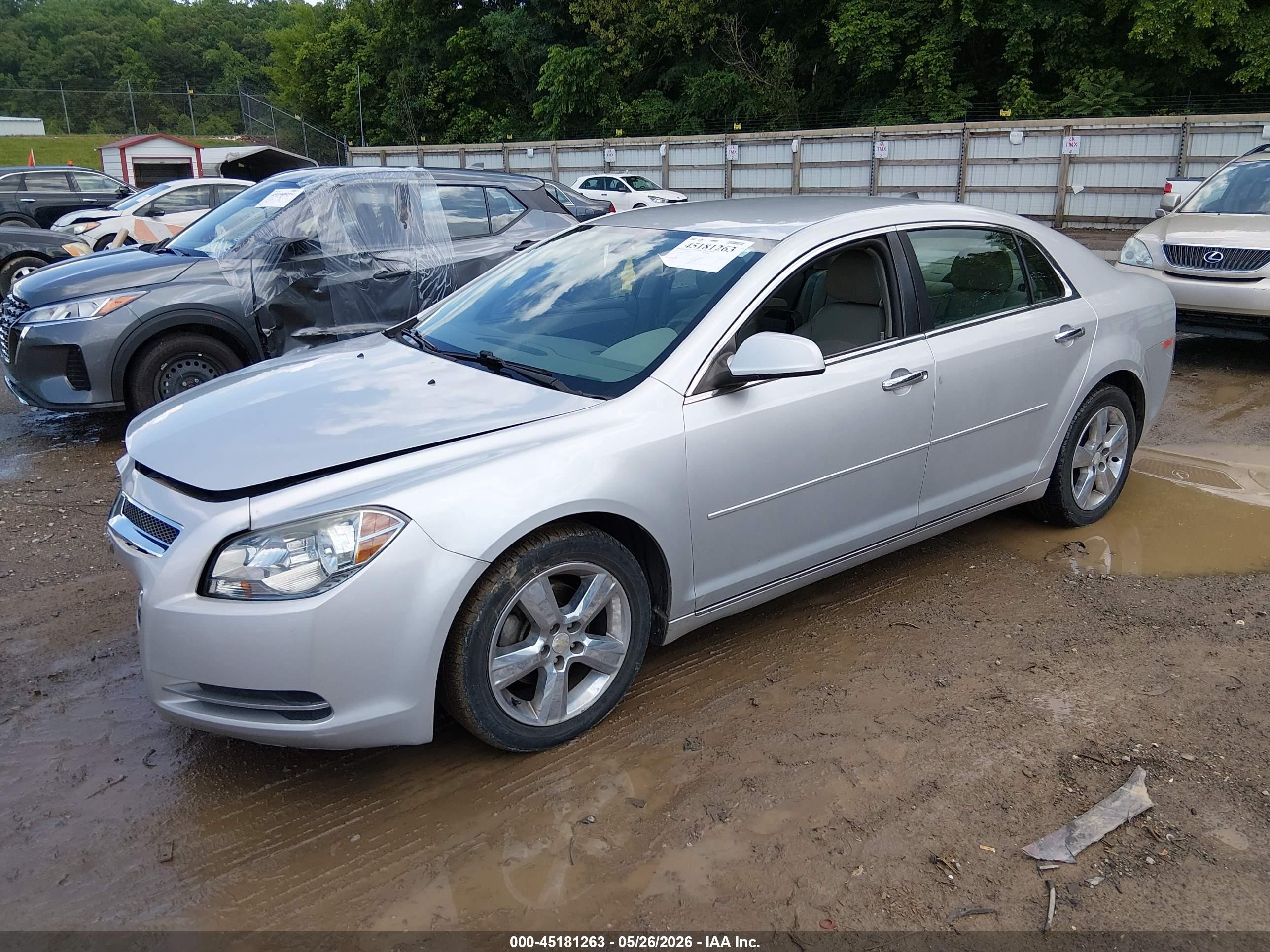 2012 Chevrolet Malibu 2lt Silver vin: 1G1ZD5EU1CF206300