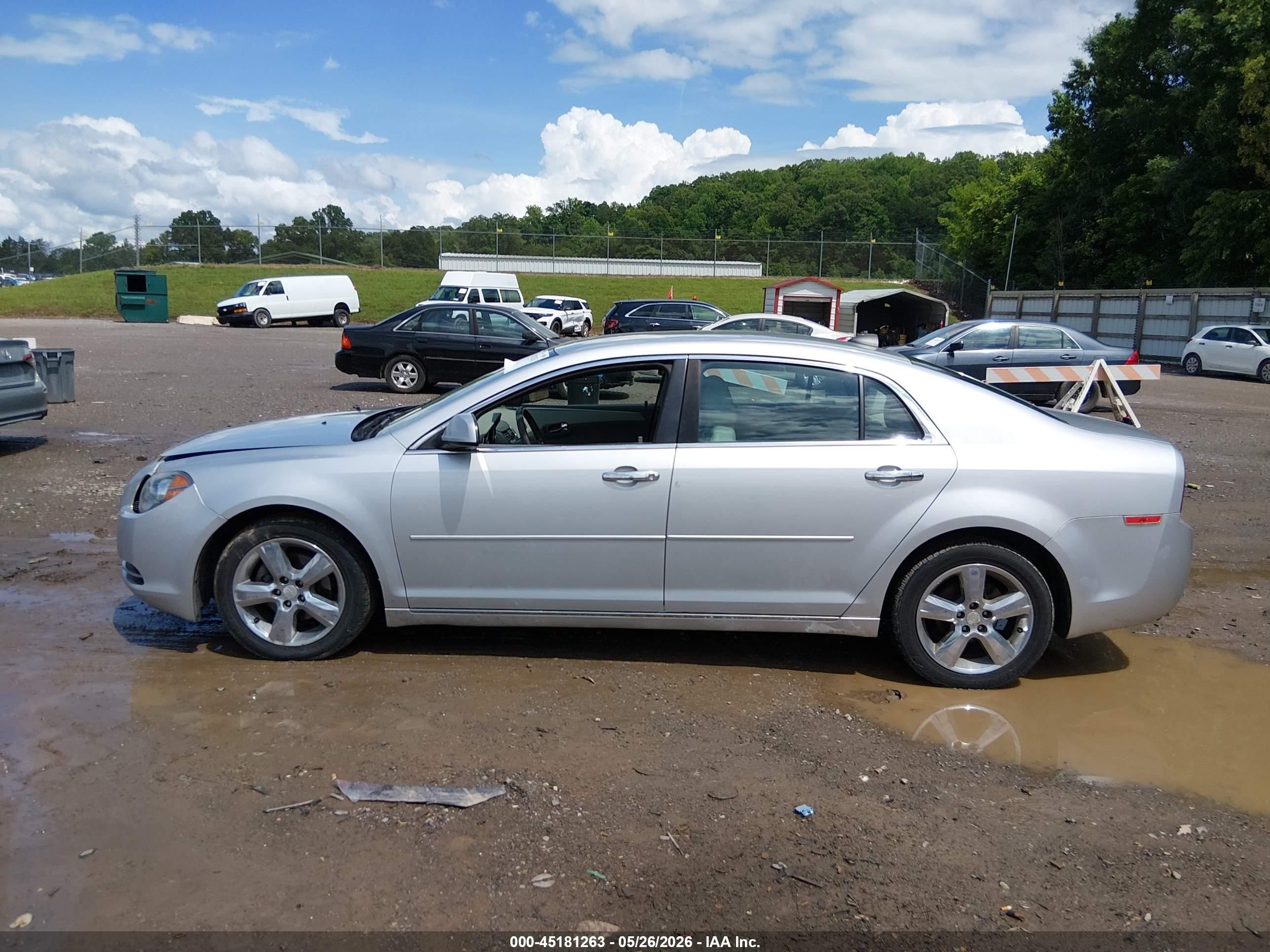 2012 Chevrolet Malibu 2lt Silver vin: 1G1ZD5EU1CF206300