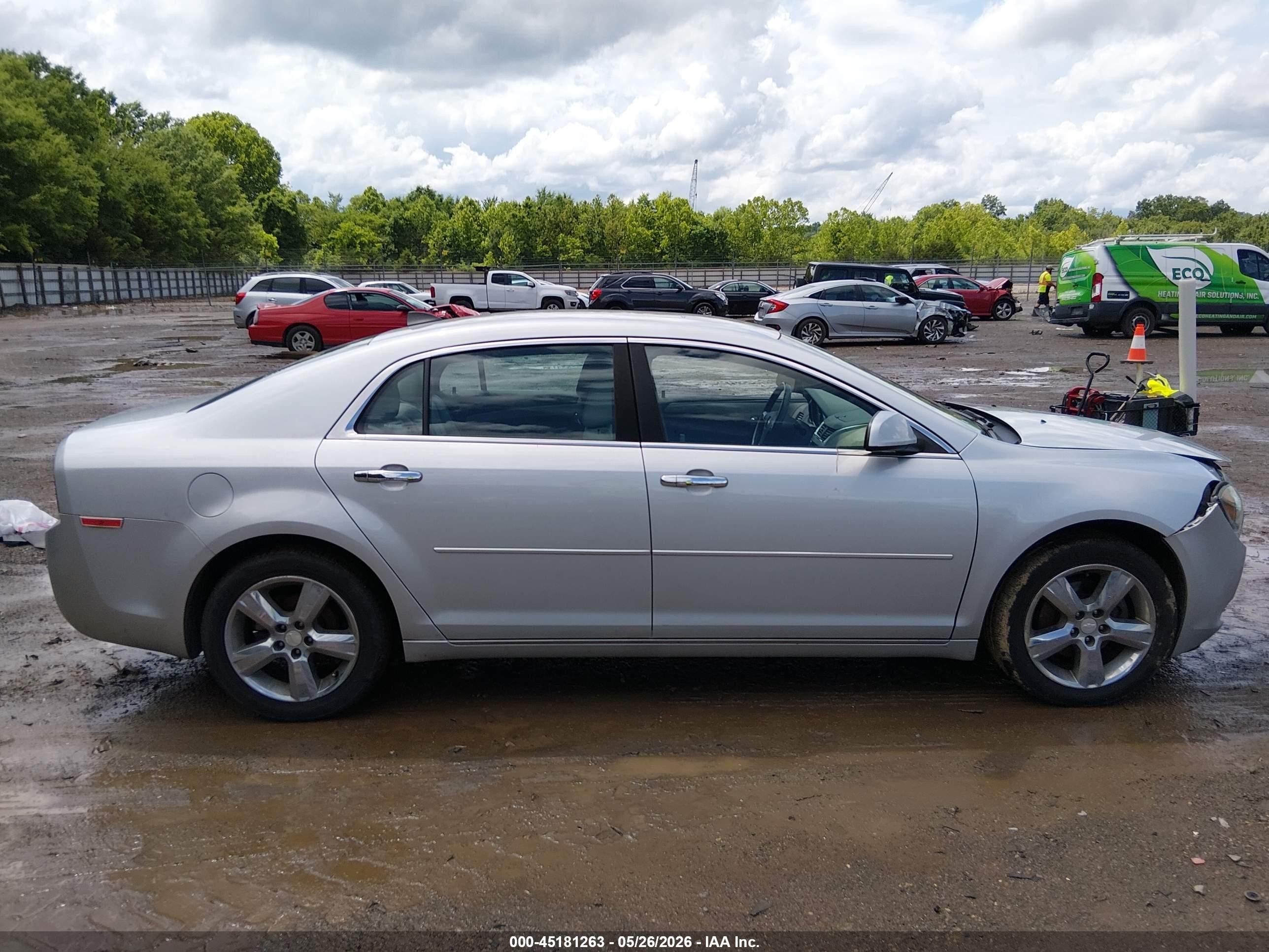 2012 Chevrolet Malibu 2lt Silver vin: 1G1ZD5EU1CF206300