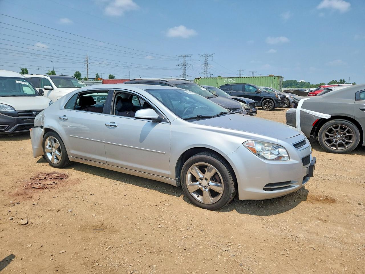 2012 Chevrolet Malibu 2lt Silver vin: 1G1ZD5EU3CF375556