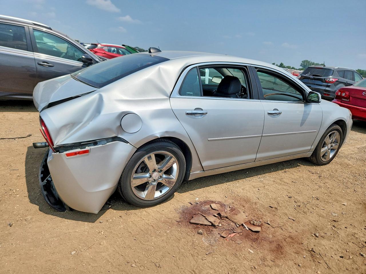 2012 Chevrolet Malibu 2lt Silver vin: 1G1ZD5EU3CF375556