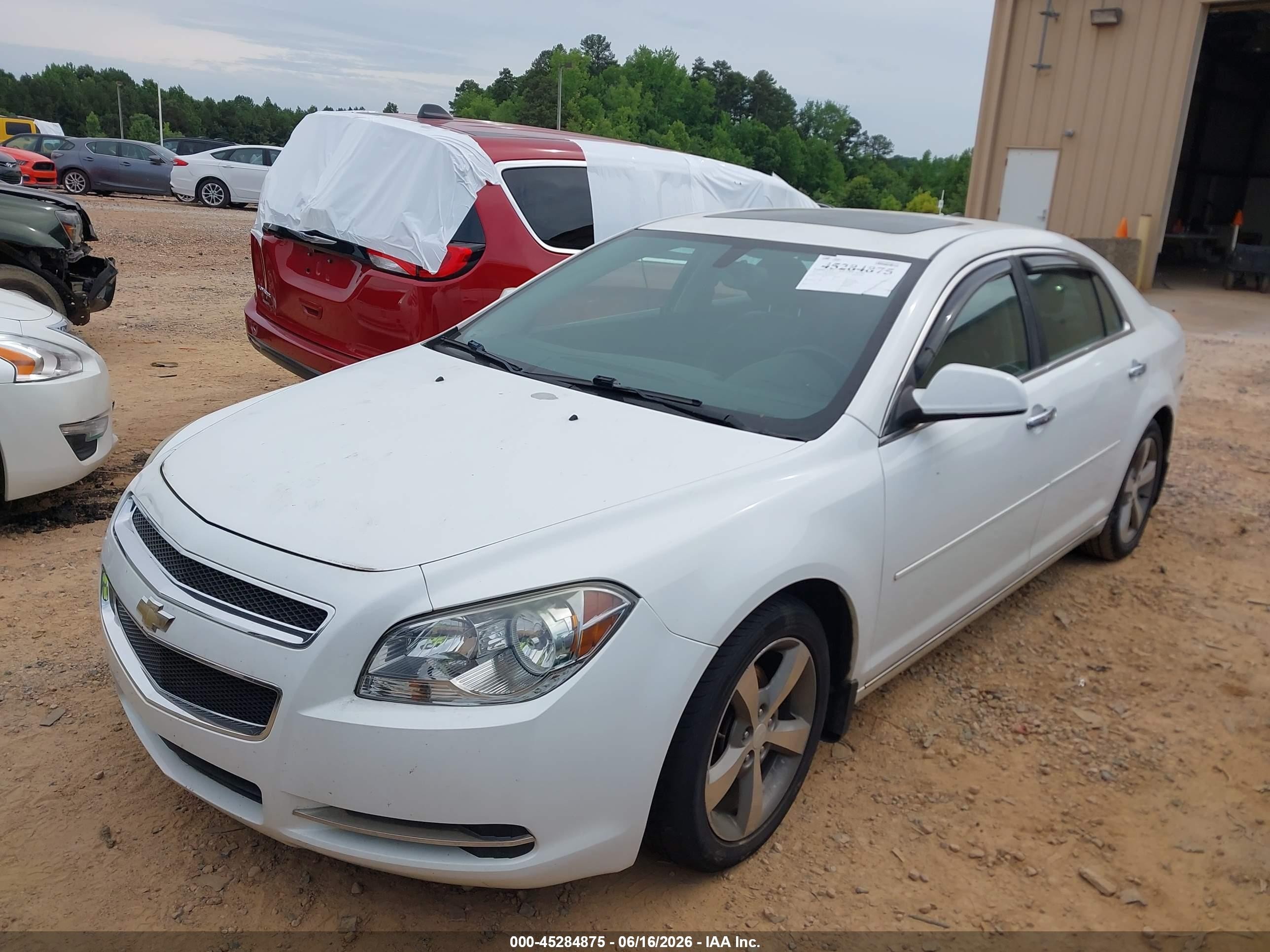 2012 Chevrolet Malibu 2lt White vin: 1G1ZD5EU4CF361052