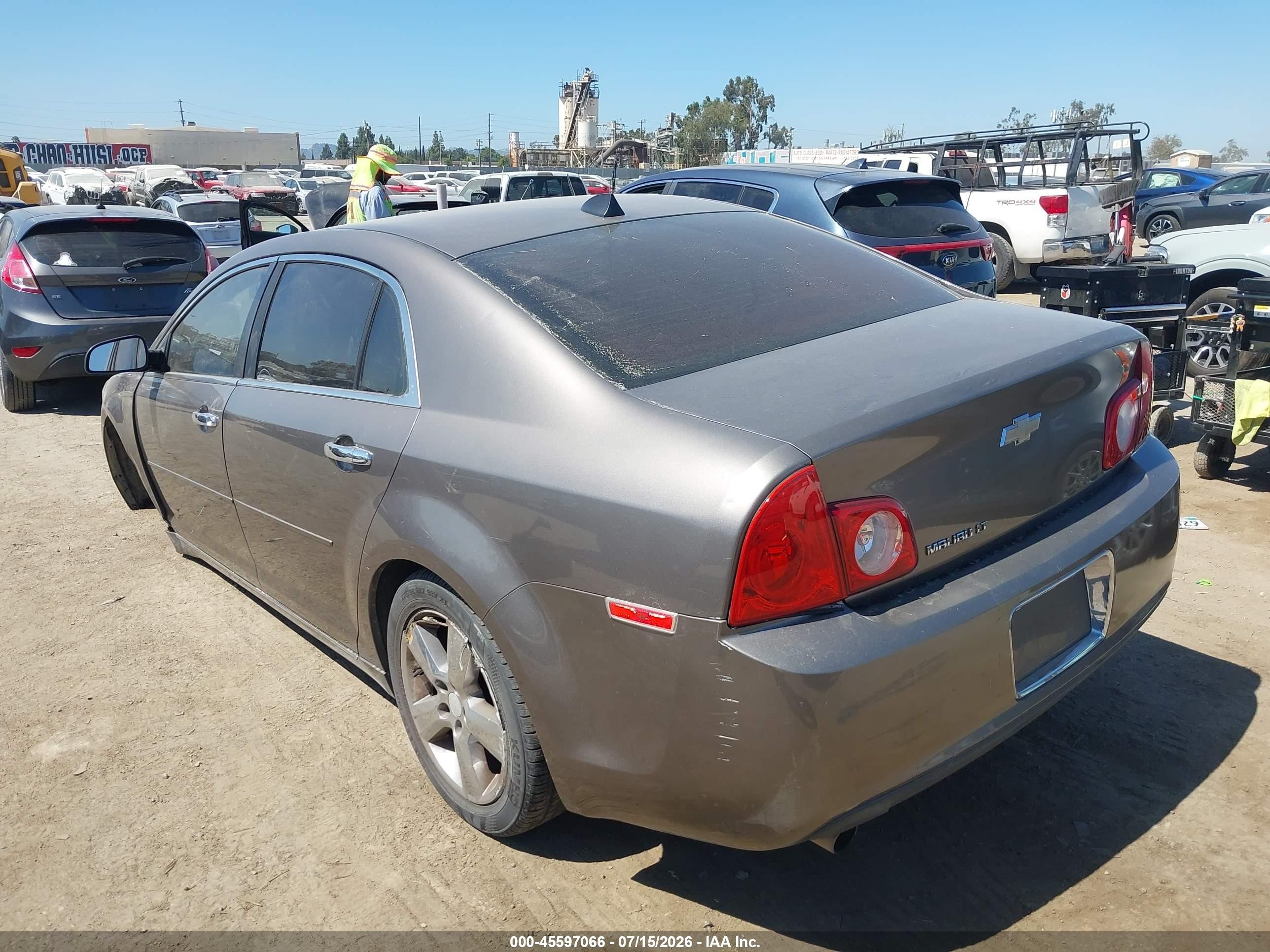 2012 Chevrolet Malibu 2lt Gray vin: 1G1ZD5EU7CF239849
