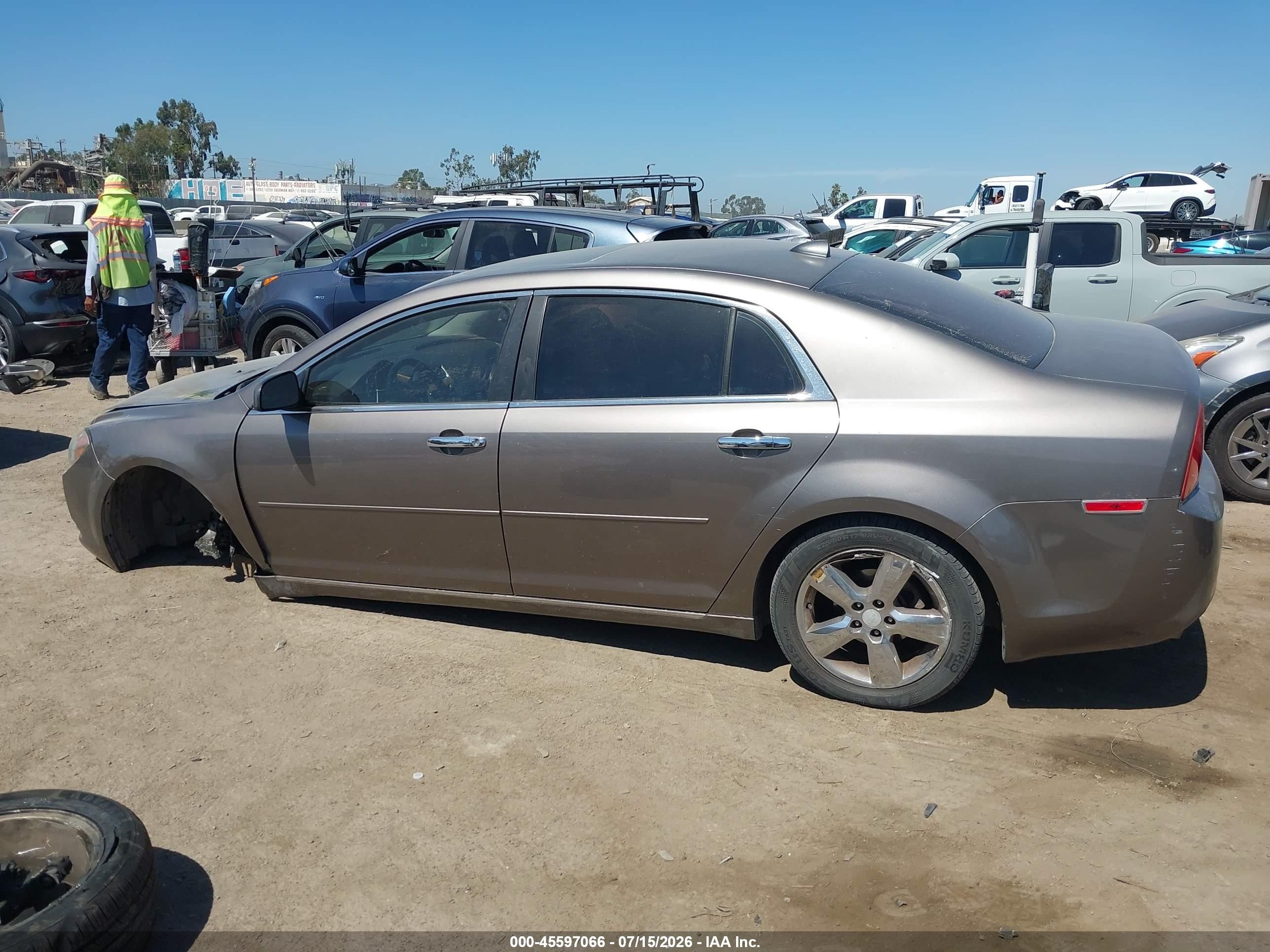 2012 Chevrolet Malibu 2lt Gray vin: 1G1ZD5EU7CF239849
