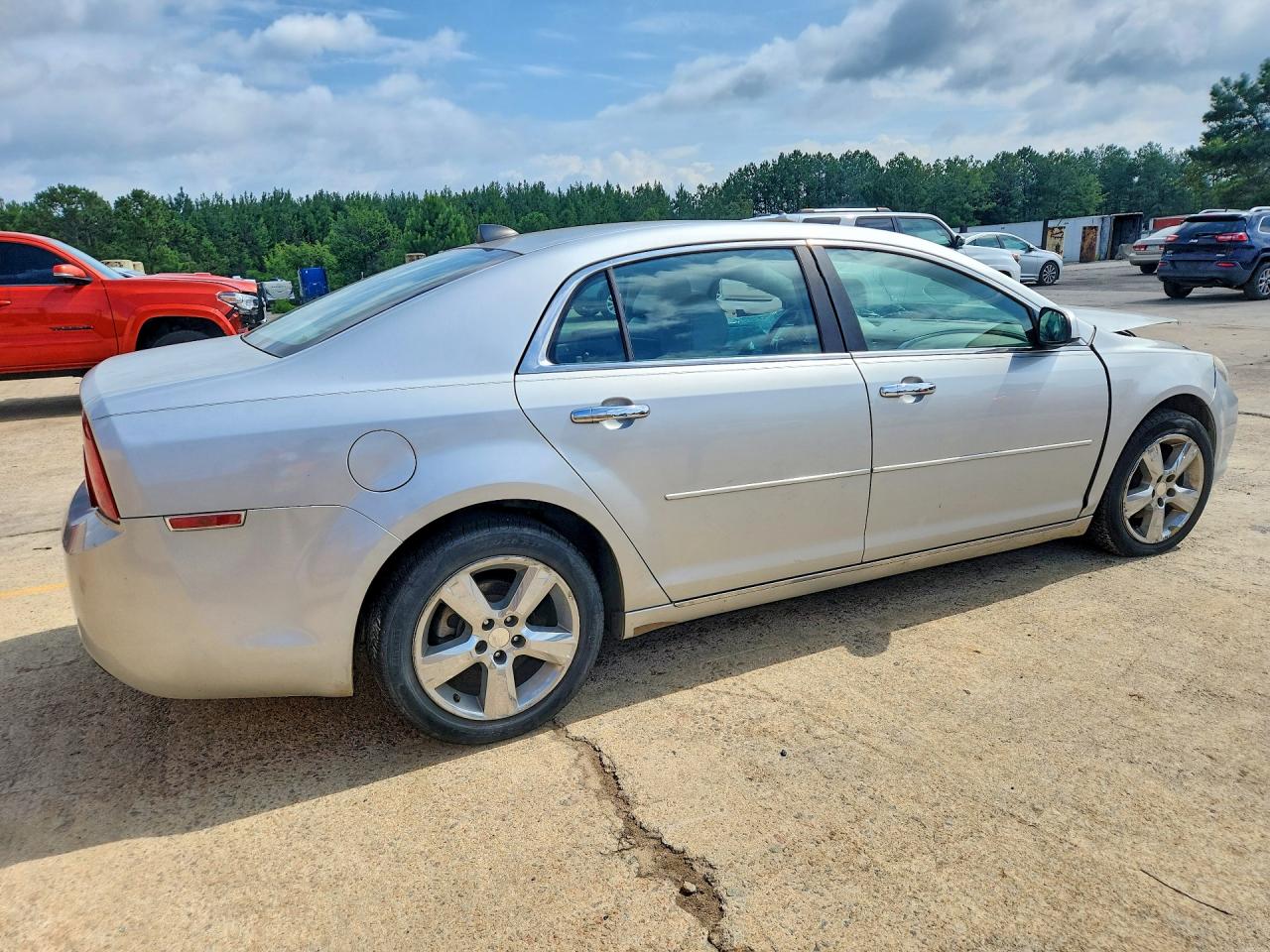 2012 Chevrolet Malibu 2lt Silver vin: 1G1ZD5EU7CF348912