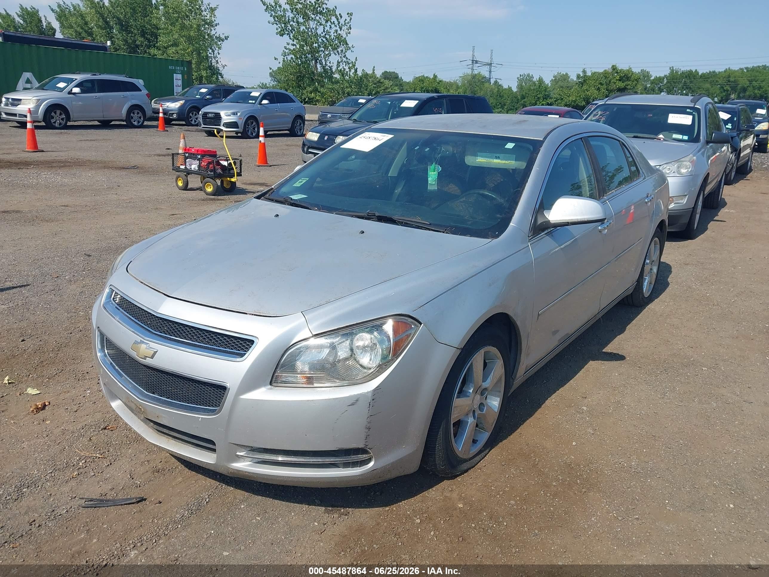 2012 Chevrolet Malibu 2lt Silver vin: 1G1ZD5EU9CF261528
