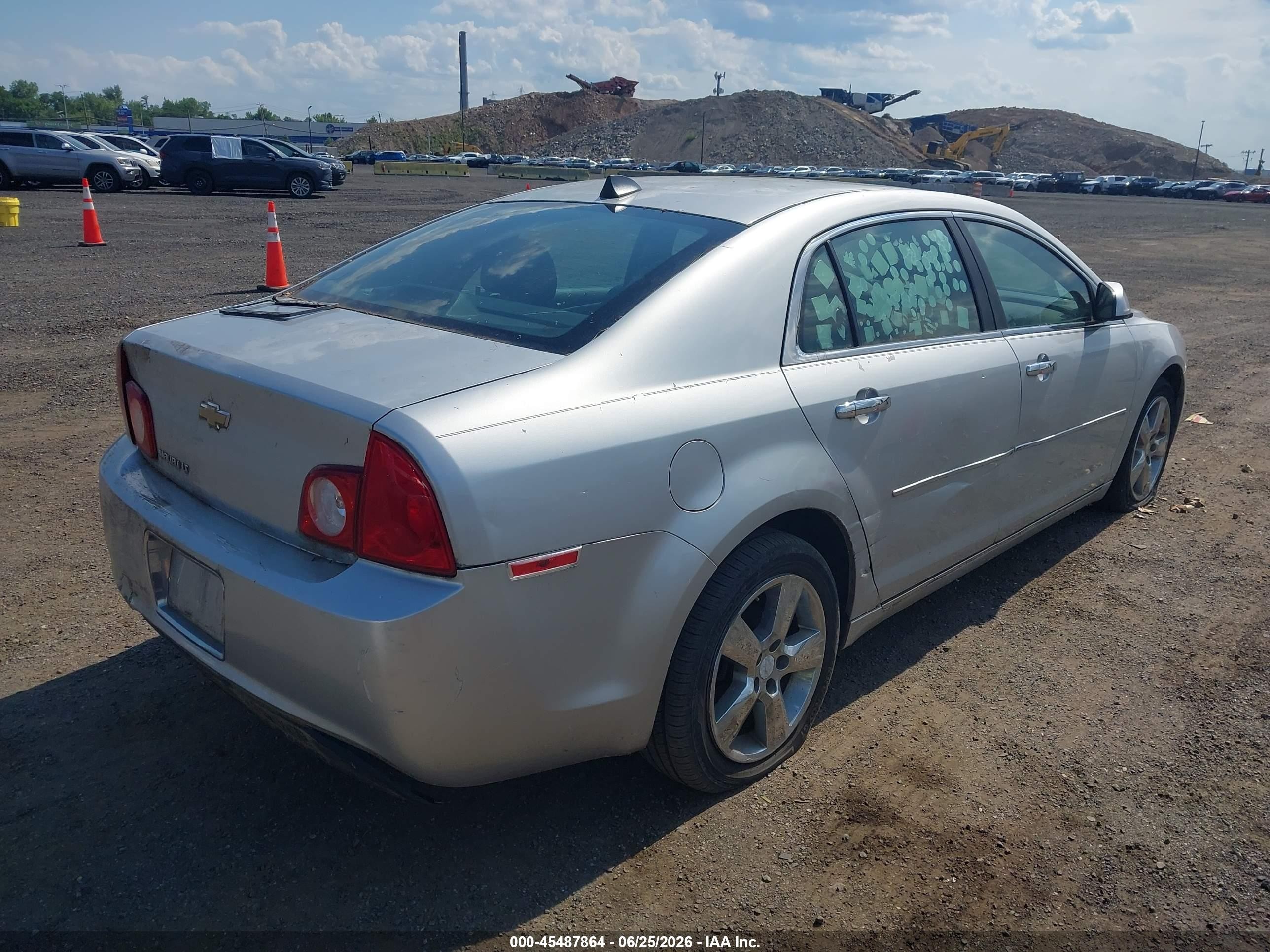 2012 Chevrolet Malibu 2lt Silver vin: 1G1ZD5EU9CF261528