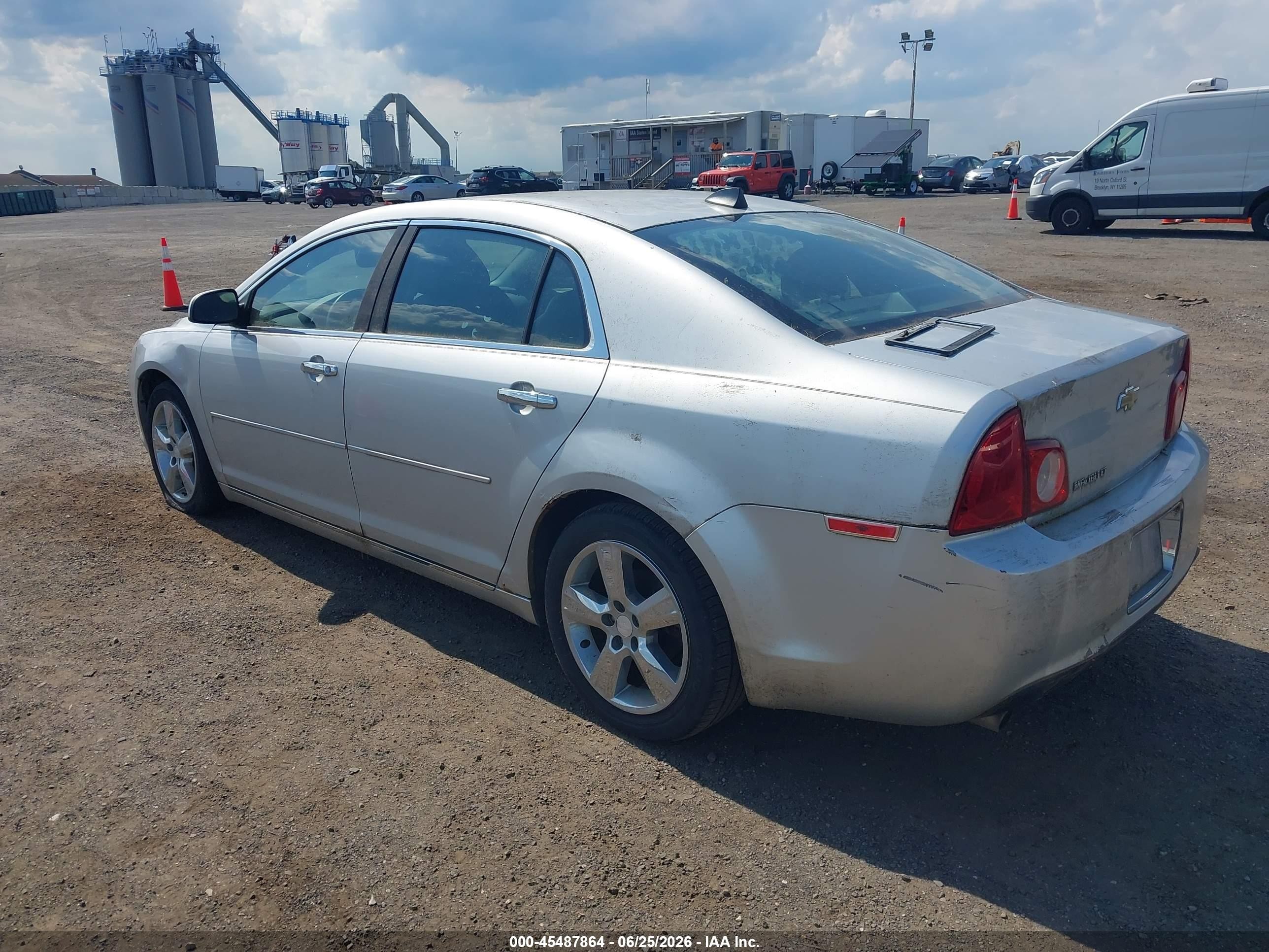 2012 Chevrolet Malibu 2lt Silver vin: 1G1ZD5EU9CF261528